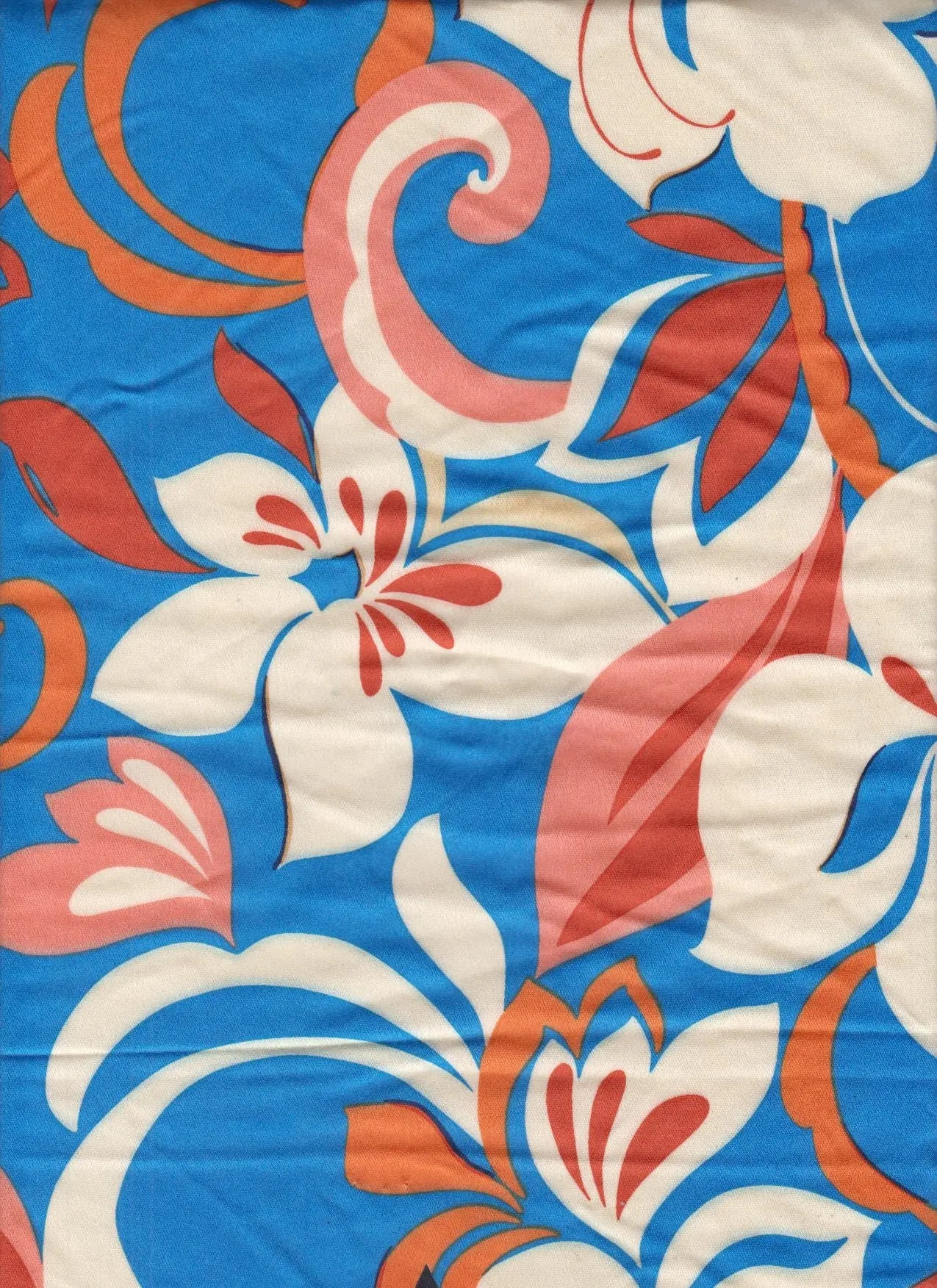 Satin Pucci Floral Print Fabric - POP3709-MS11112