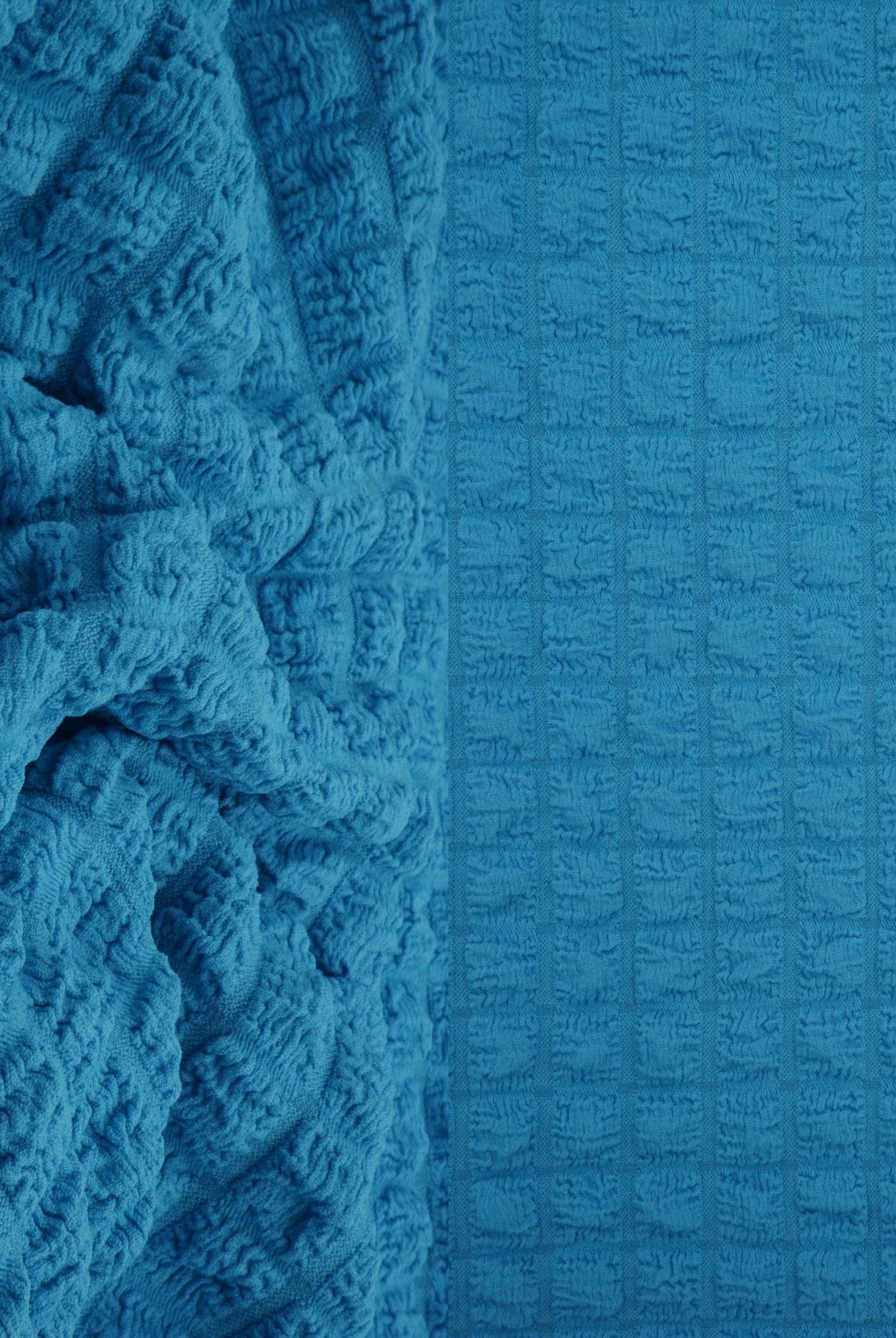 CRP4461 BLUE JEWEL BLOUSE BLUE BODYSUIT BOTTOMS CAMI DRESS JACQUARD NO-PRINT NON STRETCH PANTS POLYESTER SKIRTS SOLID SPANDEX TOPS TUNICS WOVEN