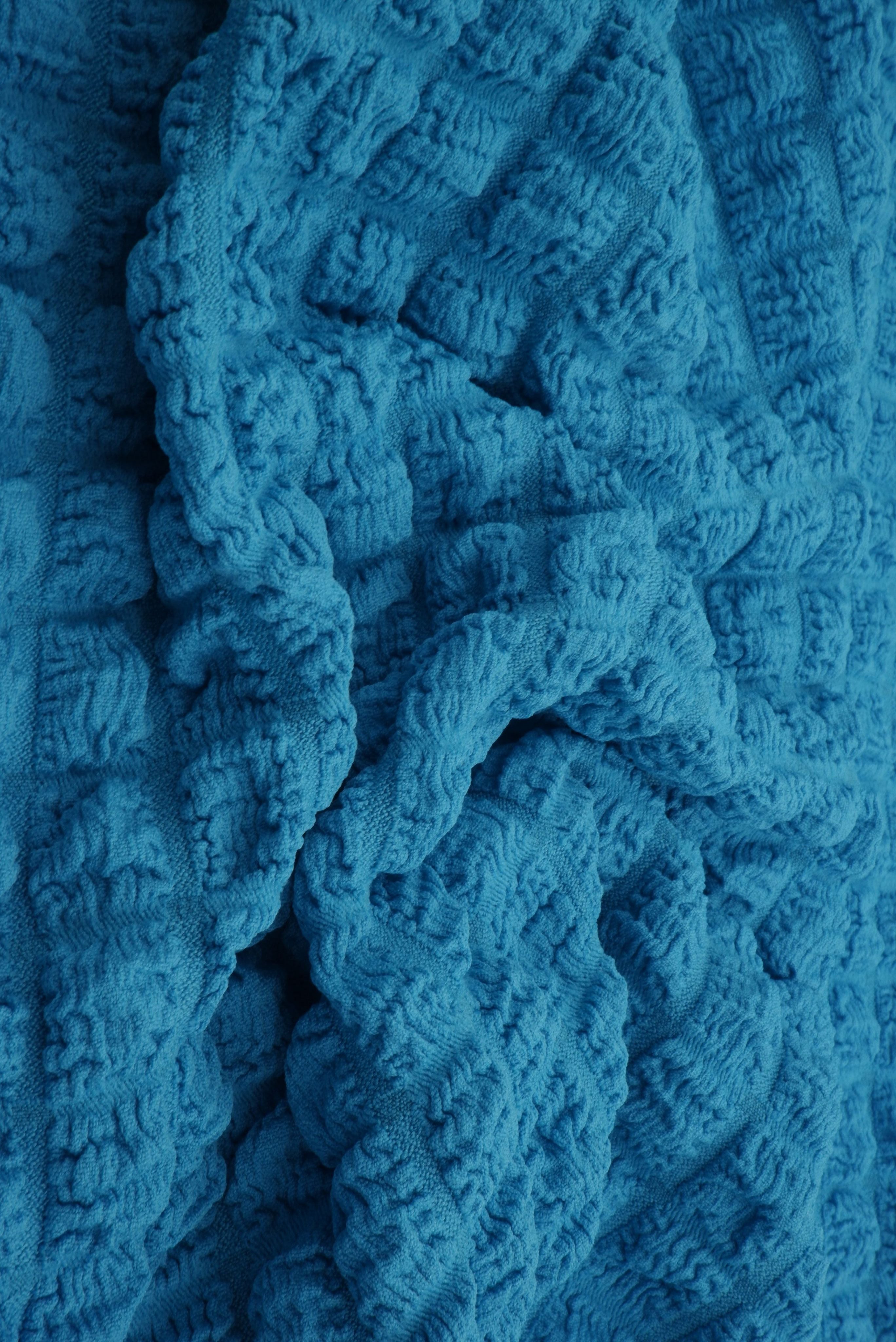 CRP4461 BLUE JEWEL BLOUSE BLUE BODYSUIT BOTTOMS CAMI DRESS JACQUARD NO-PRINT NON STRETCH PANTS POLYESTER SKIRTS SOLID SPANDEX TOPS TUNICS WOVEN