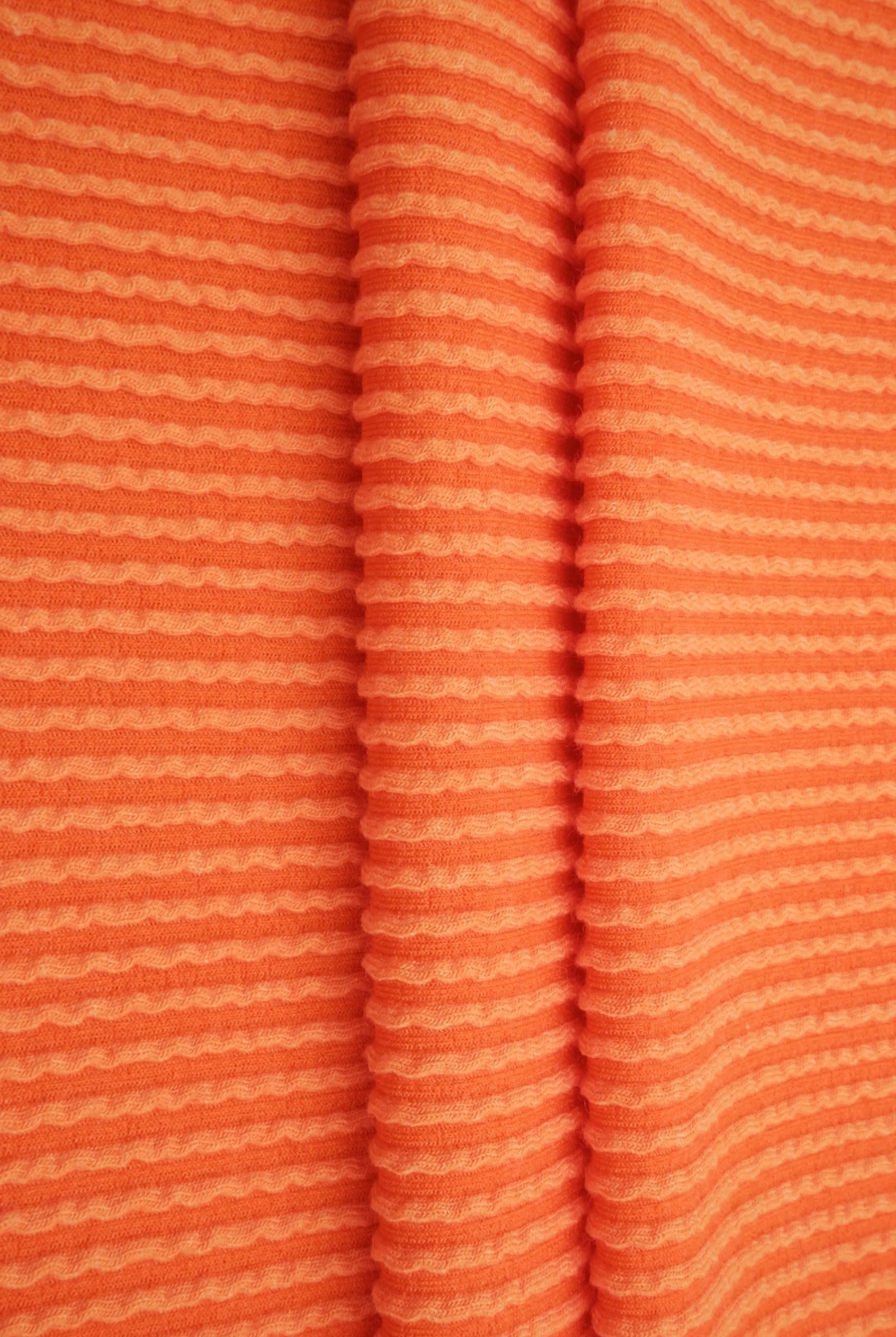 KNT4463 ORANGE BODYSUIT BOTTOMS CAMI DOUBLE KNIT DRESS JACQUARD LOUNGEWEAR NO-PRINT ORANGE PANTS POLYESTER RAYON RIB SOLID SPANDEX STRETCH SWEATER T-SHIRT URBAN