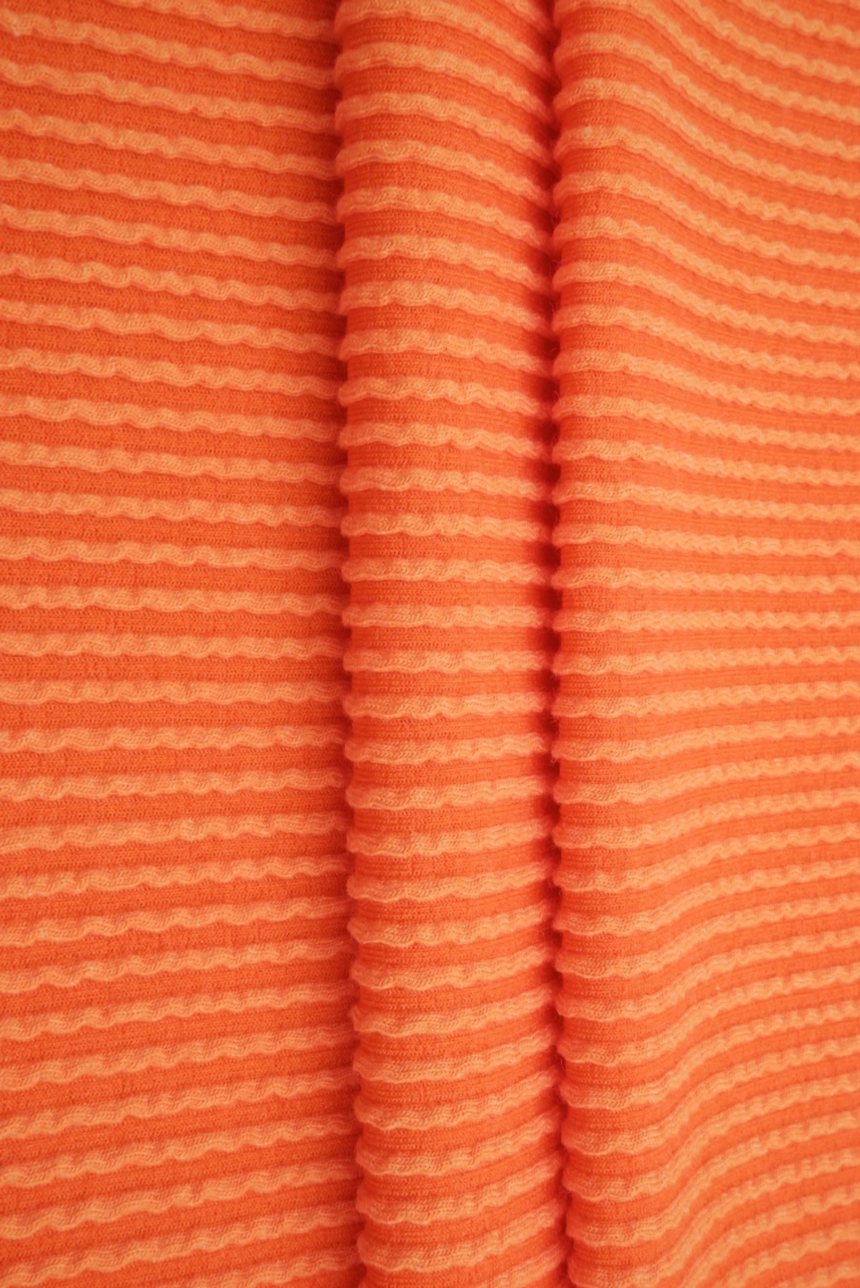 KNT4463 ORANGE BODYSUIT BOTTOMS CAMI DOUBLE KNIT DRESS JACQUARD LOUNGEWEAR NO-PRINT ORANGE PANTS POLYESTER RAYON RIB SOLID SPANDEX STRETCH SWEATER T-SHIRT URBAN