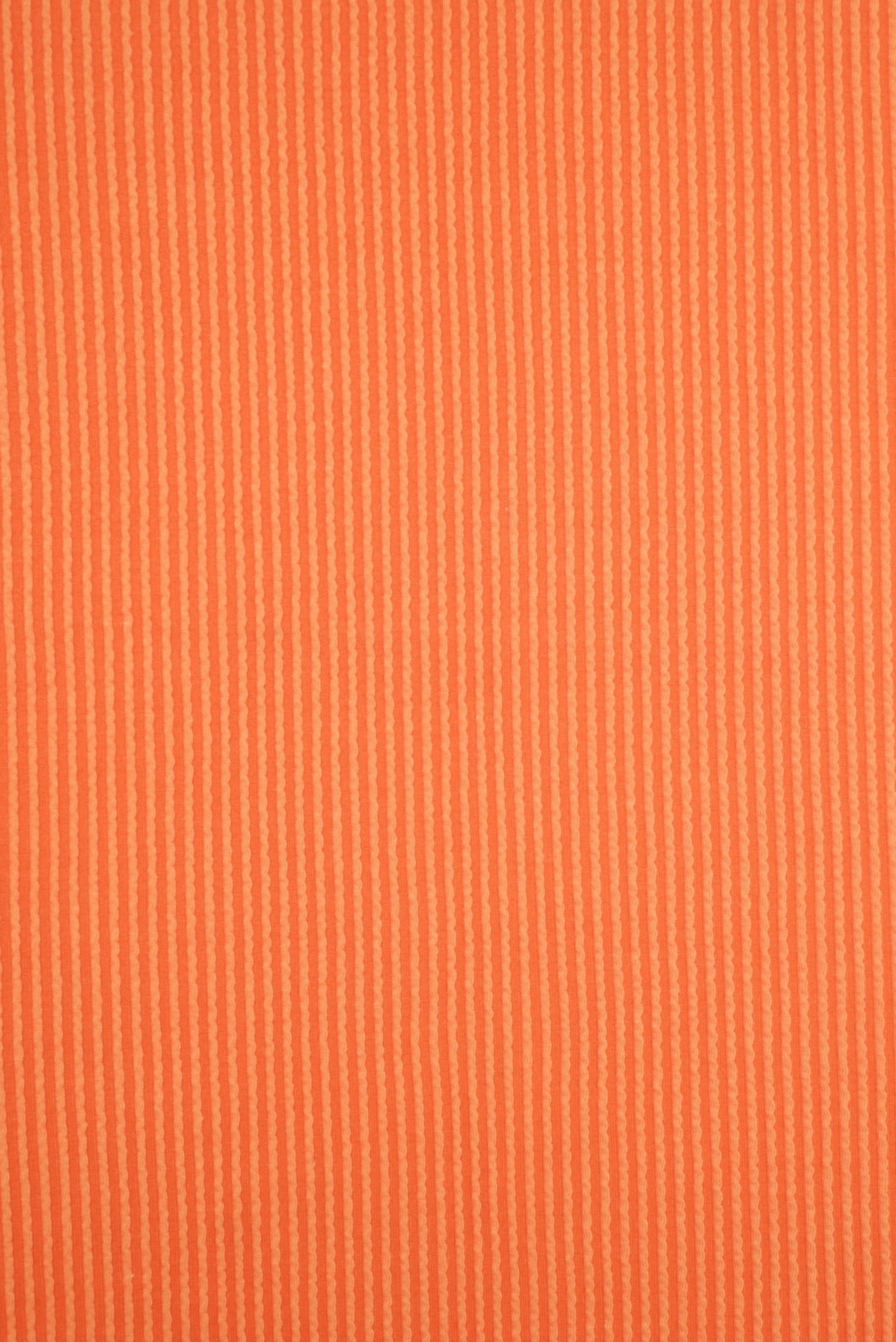 KNT4463 ORANGE BODYSUIT BOTTOMS CAMI DOUBLE KNIT DRESS JACQUARD LOUNGEWEAR NO-PRINT ORANGE PANTS POLYESTER RAYON RIB SOLID SPANDEX STRETCH SWEATER T-SHIRT URBAN