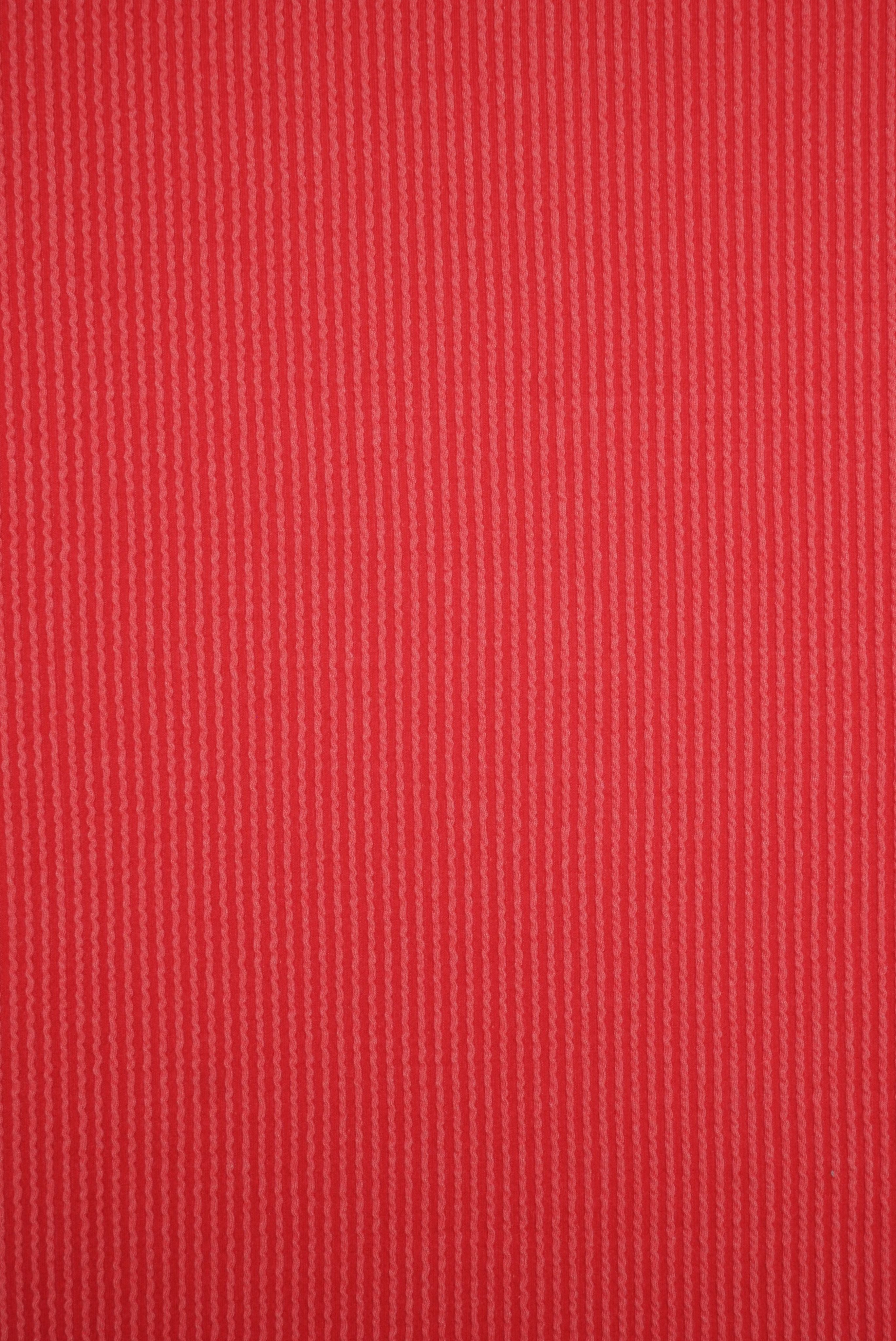 KNT4463 RED BODYSUIT BOTTOMS CAMI DOUBLE KNIT DRESS JACQUARD LOUNGEWEAR NO-PRINT PANTS POLYESTER RAYON RED RIB SOLID SPANDEX STRETCH SWEATER T-SHIRT URBAN