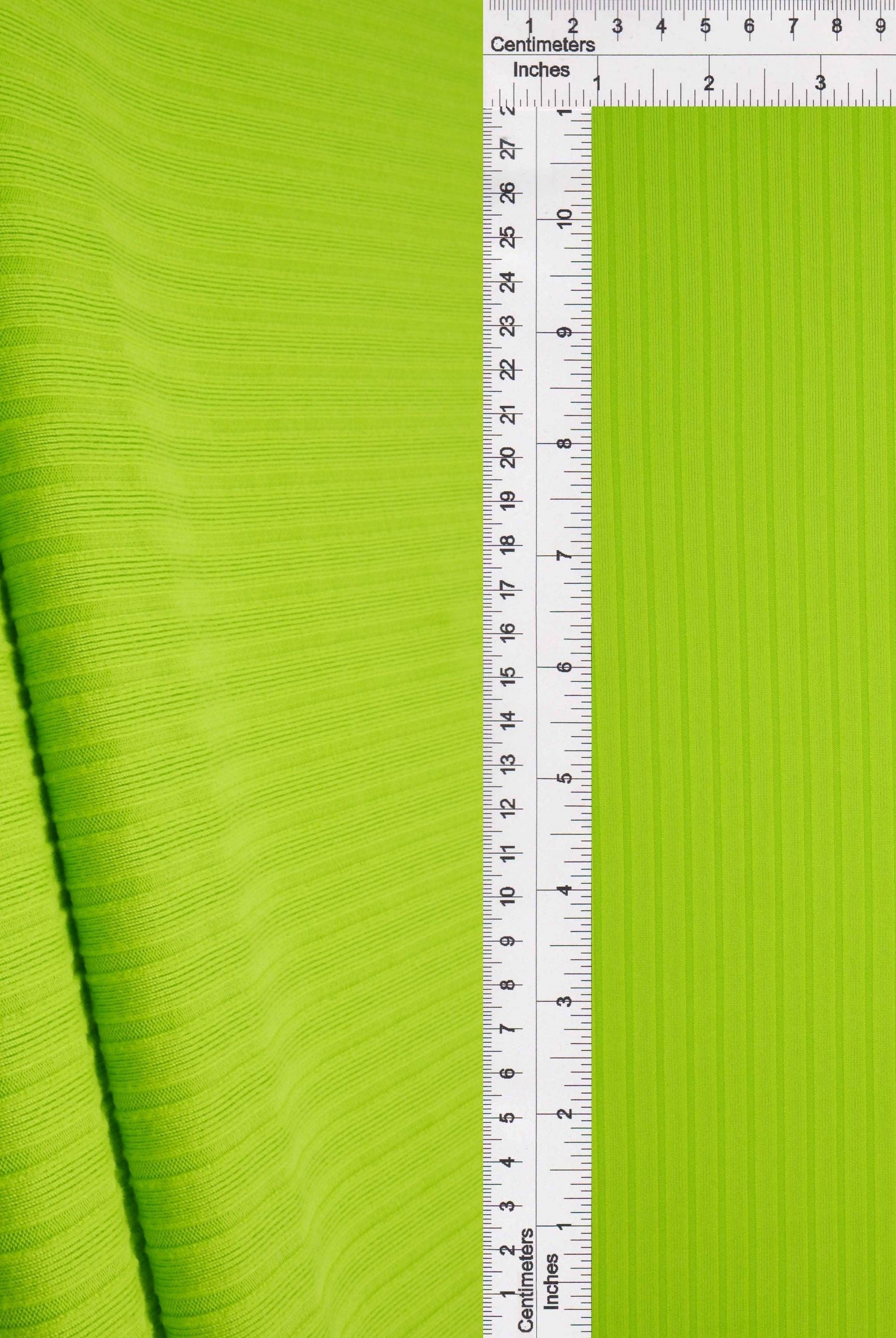 Rib Solid Stretch Knit Fabric - KNT4135