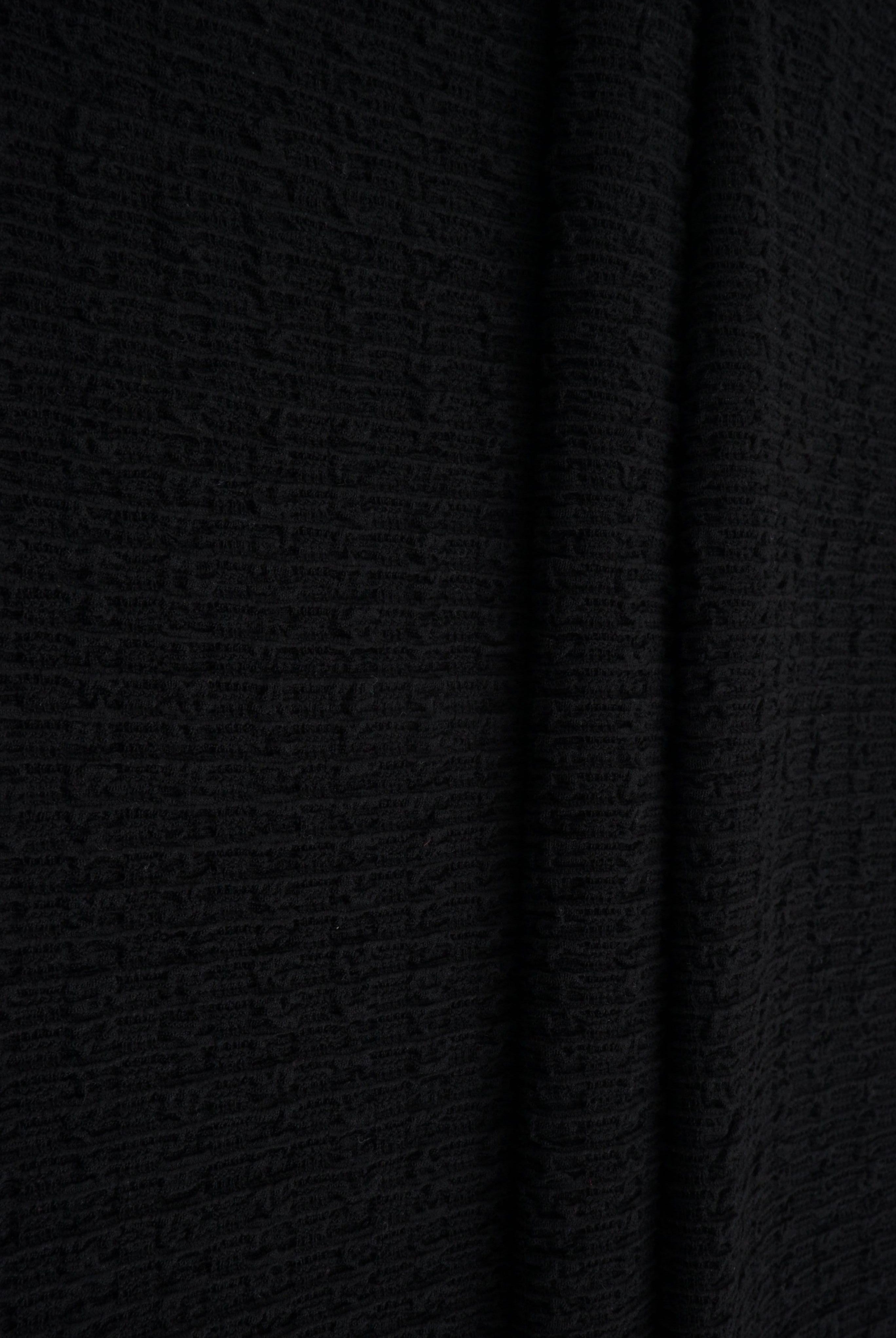 CRP4473 BLACK ACTIVEWEAR BLACK BODYSUIT BOTTOMS CREPE DRESS JERSEY NO-PRINT POLYESTER SOLID SPANDEX WOVEN