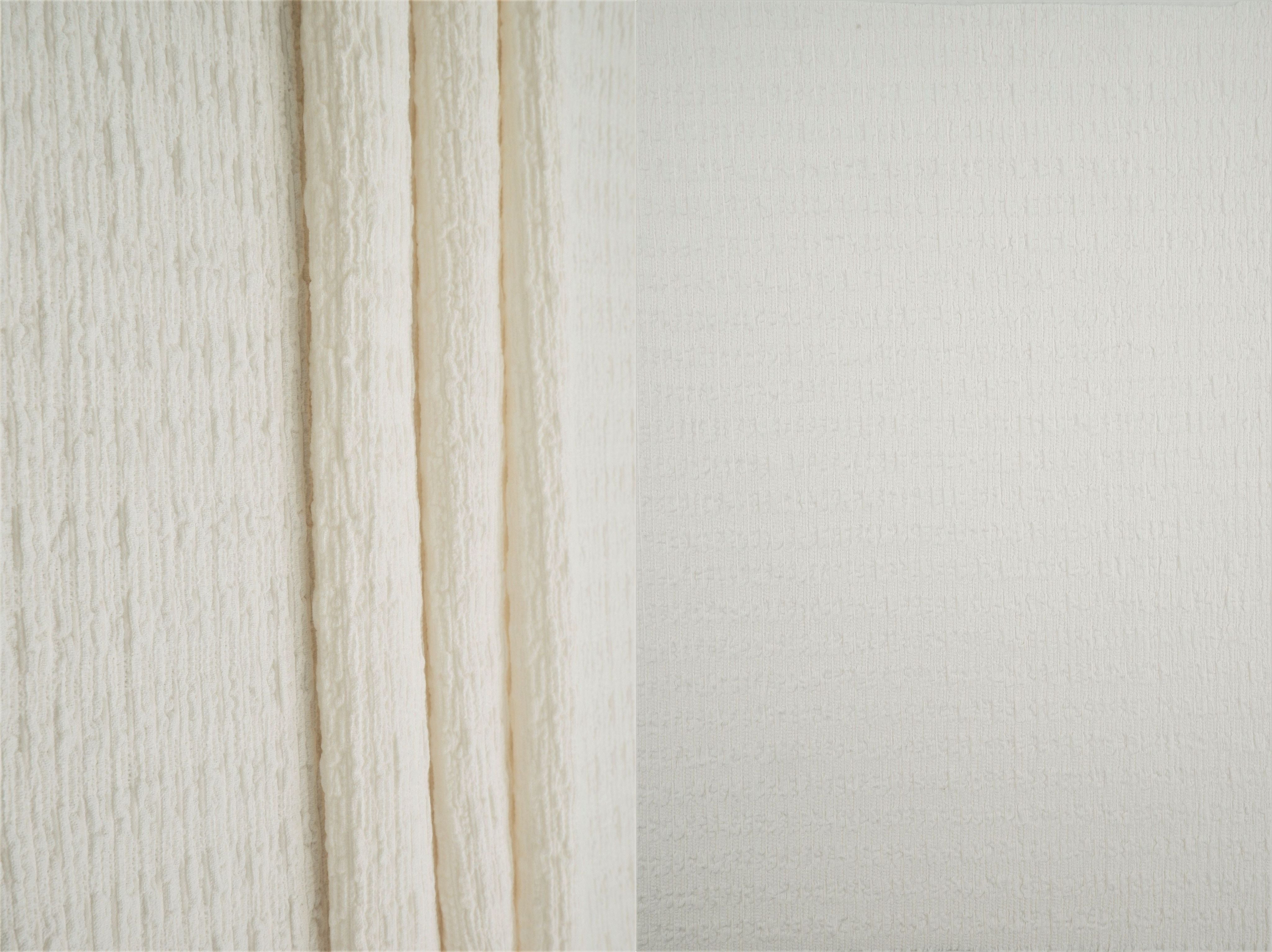 CRP4473 IVORY ACTIVEWEAR BLACK BODYSUIT BOTTOMS CREPE DRESS JERSEY NO-PRINT POLYESTER SOLID SPANDEX WOVEN