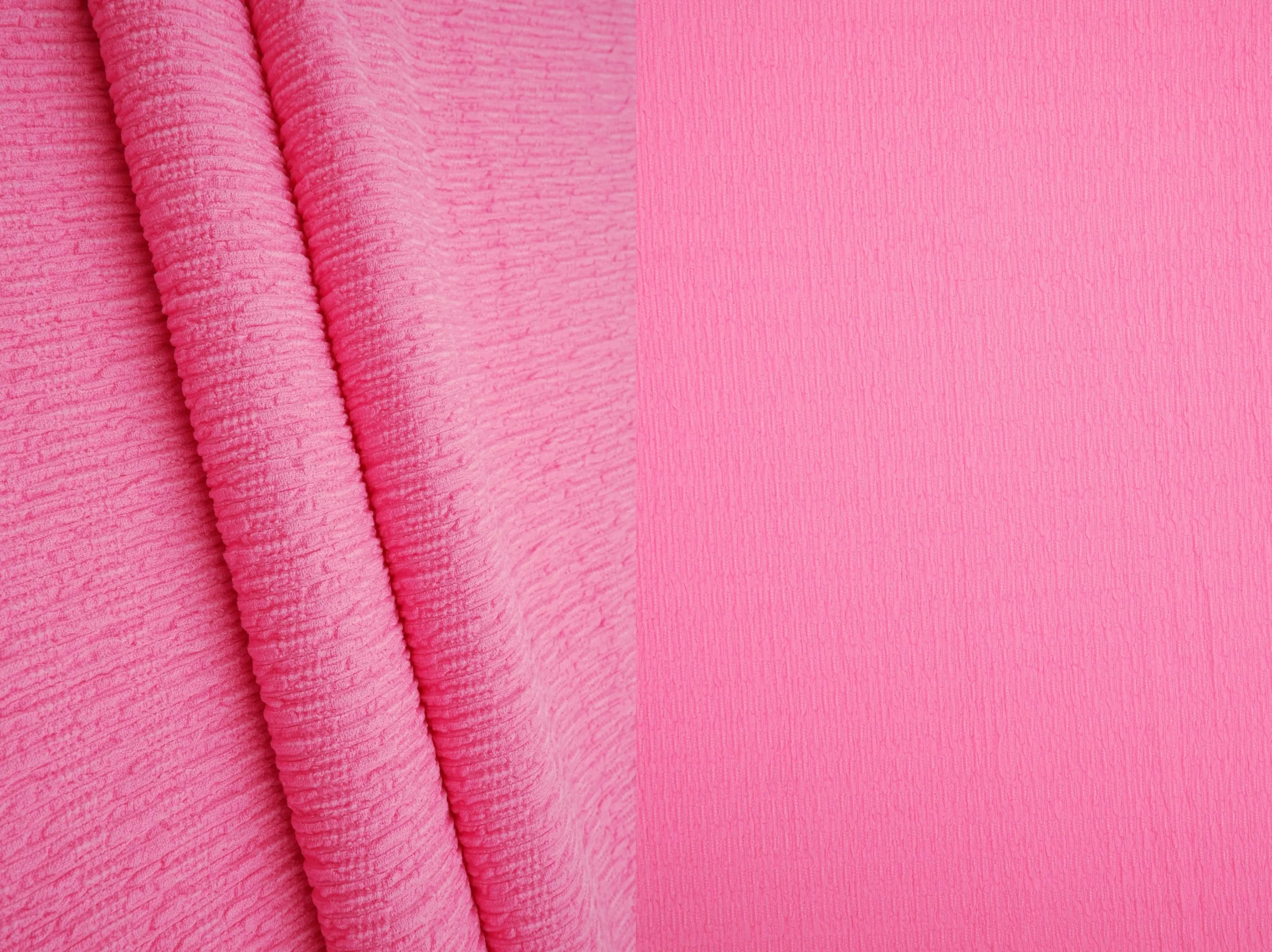 Bubble Jersey Crepe Fabric Solid Stretch - CRP4473