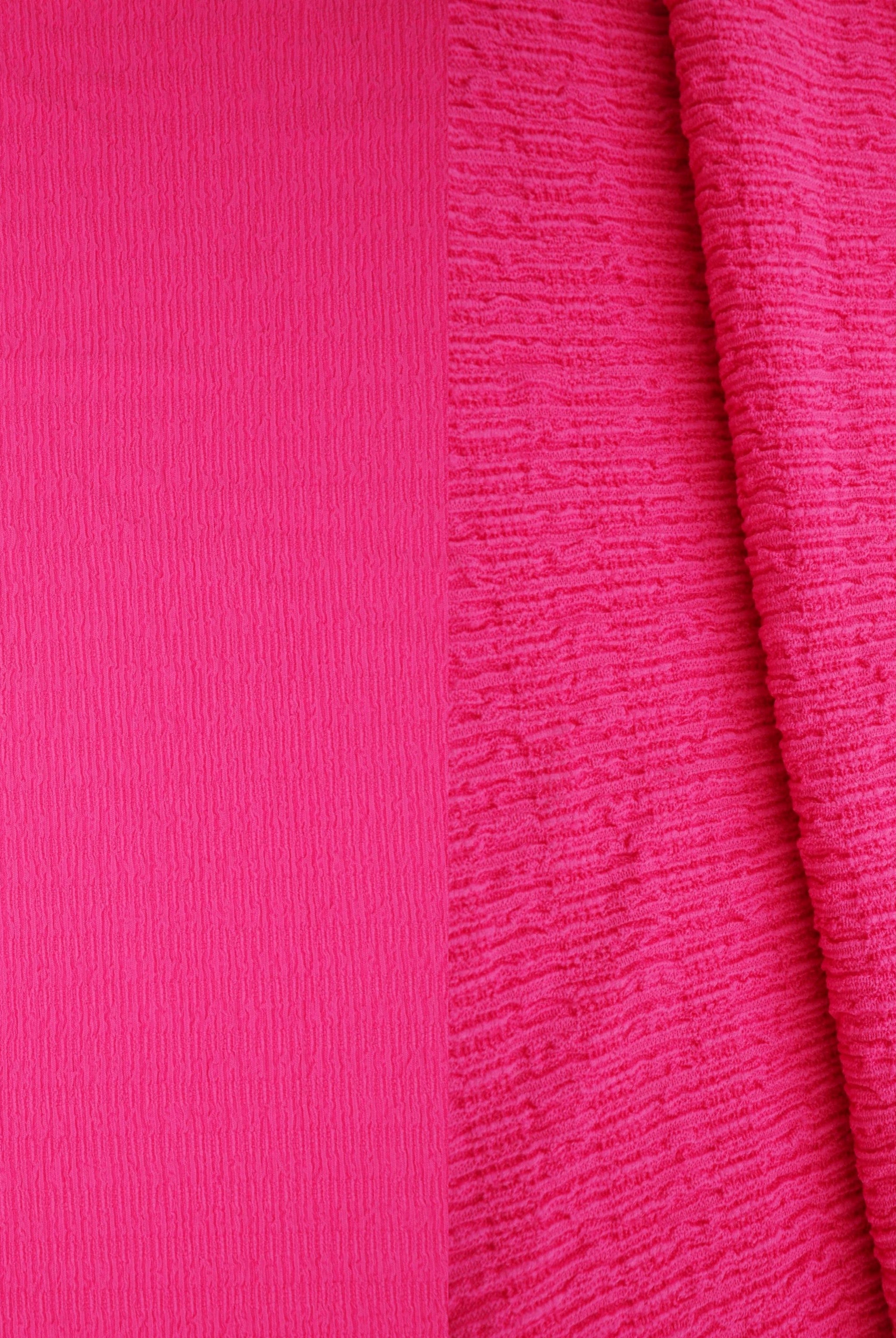 CRP4473 FUCHSIA ACTIVEWEAR BLACK BODYSUIT BOTTOMS CREPE DRESS JERSEY NO-PRINT POLYESTER SOLID SPANDEX WOVEN