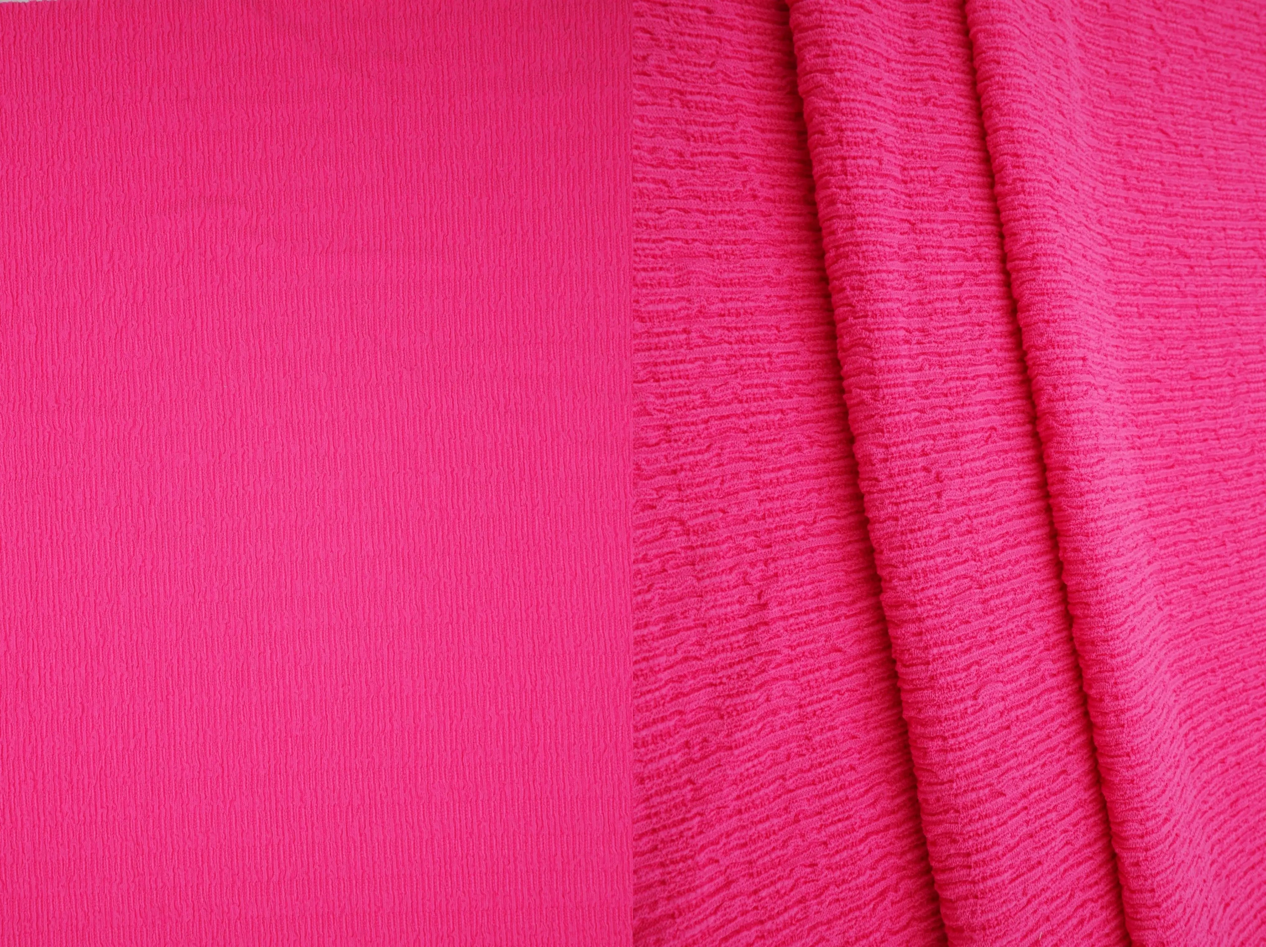 Bubble Jersey Crepe Fabric Solid Stretch - CRP4473