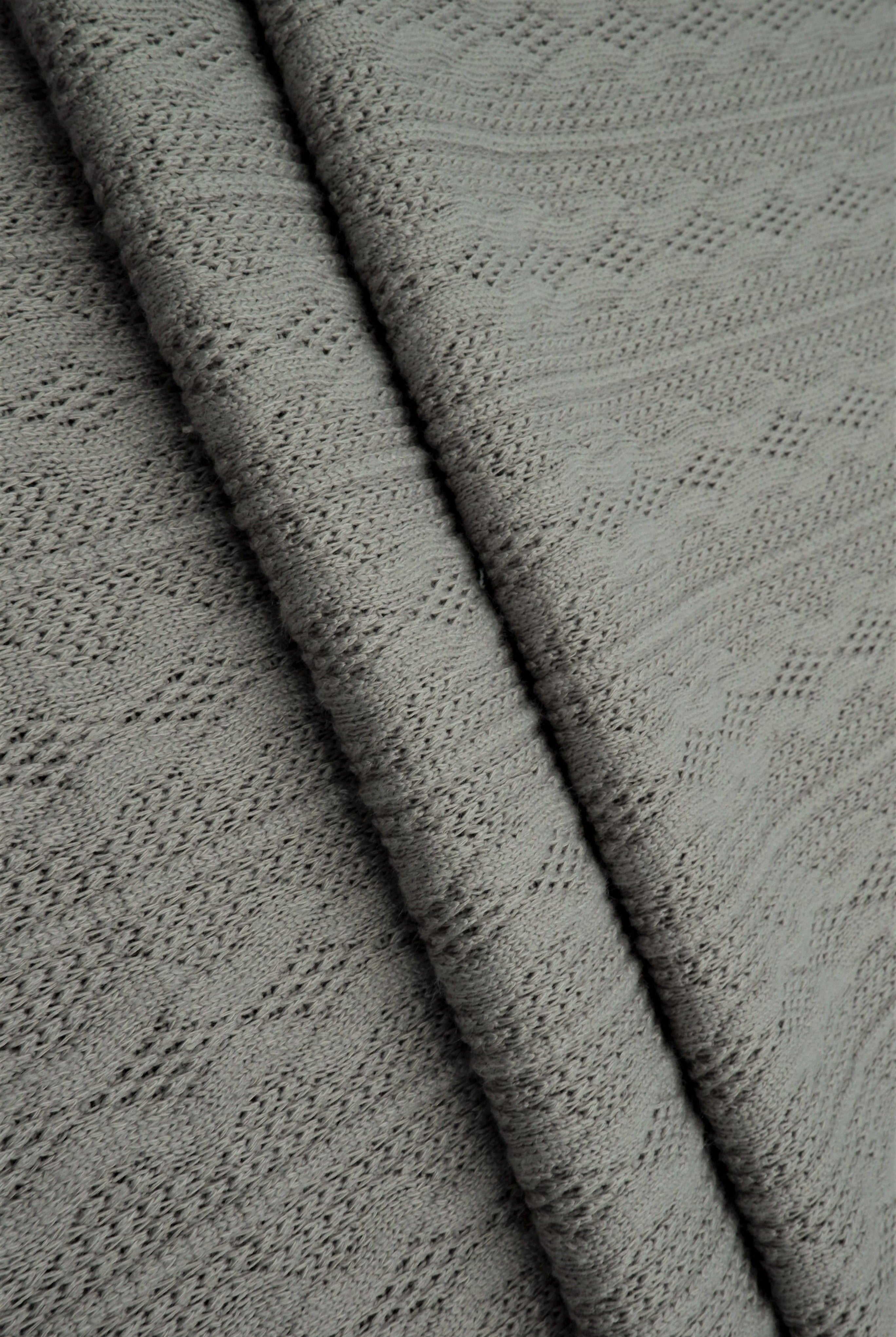 KNT4422 GREY BOTTOMS CAMI DRESS GREY JACQUARD KNIT NO-PRINT OUTERWEAR POLYESTER SOLID SPANDEX STRETCH SWEATER TUNICS