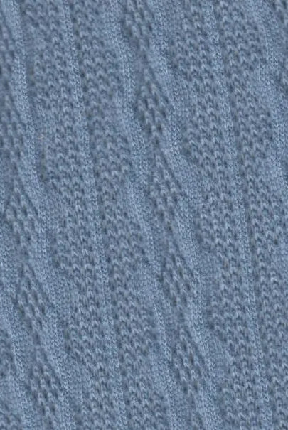 KNT4422 CHAMBRAY BLUE BOTTOMS CAMI DRESS JACQUARD KNIT NO-PRINT OUTERWEAR POLYESTER SOLID SPANDEX STRETCH SWEATER TUNICS