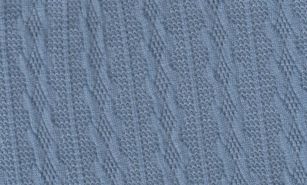 KNT4422 CHAMBRAY BLUE BOTTOMS CAMI DRESS JACQUARD KNIT NO-PRINT OUTERWEAR POLYESTER SOLID SPANDEX STRETCH SWEATER TUNICS