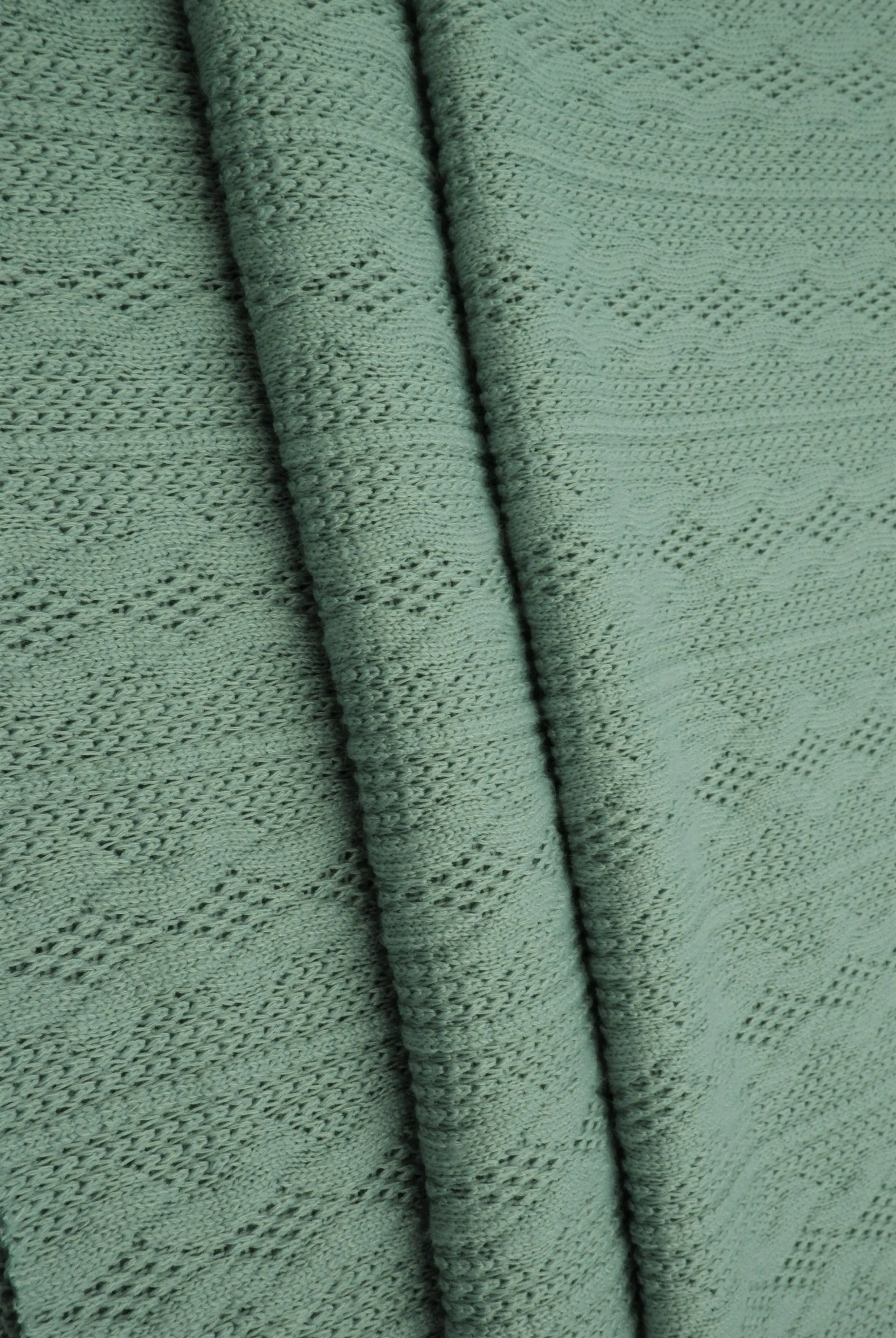 KNT4422 SAGE DUSTY BOTTOMS CAMI DRESS GREEN JACQUARD KNIT NO-PRINT OUTERWEAR POLYESTER SOLID SPANDEX STRETCH SWEATER TUNICS