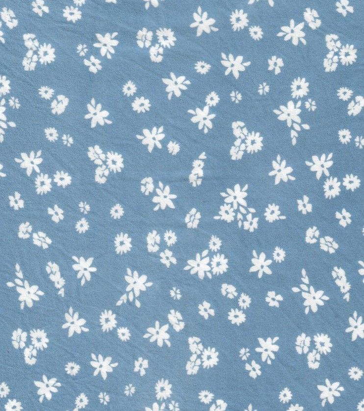 KNT2100-MS10217 CHAMBRAY FLOWER BIKER SHORTS BLOUSE BODYSUIT BOTTOMS CAMI DITSY DRESS DTY BRUSHED FLORAL KNIT LOUNGEWEAR PANTS POLYESTER PRINT SPANDEX STRETCH T-SHIRT TOPS TUNICS