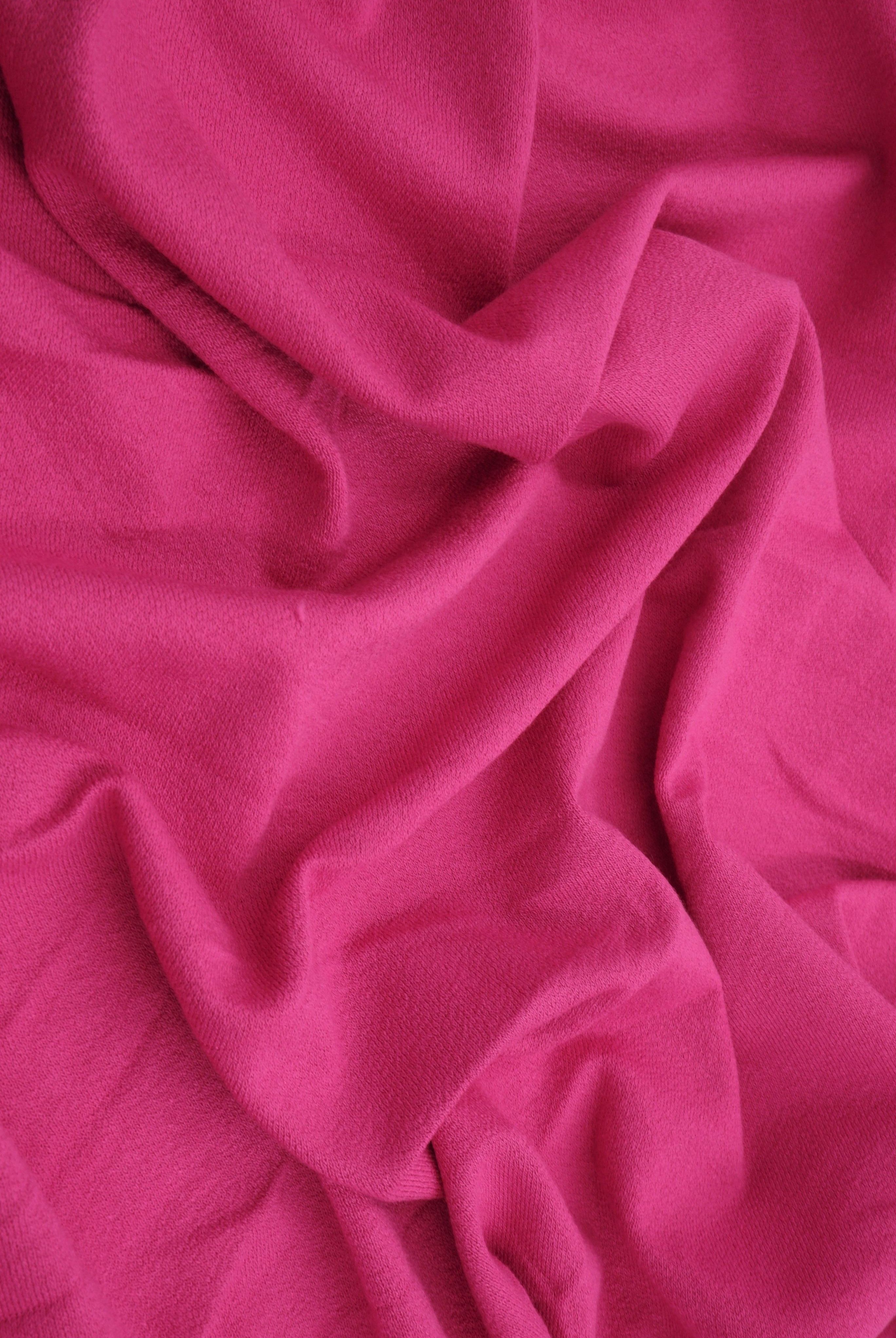 KNT4465 MAGENTA BLOUSE BOTTOMS CAMI CREPE DRESS KNIT NO-PRINT OUTERWEAR PANTS RAYON SKIRTS SOLID-B SPANDEX STRETCH T-SHIRT TOPS TUNICS VISCOSE