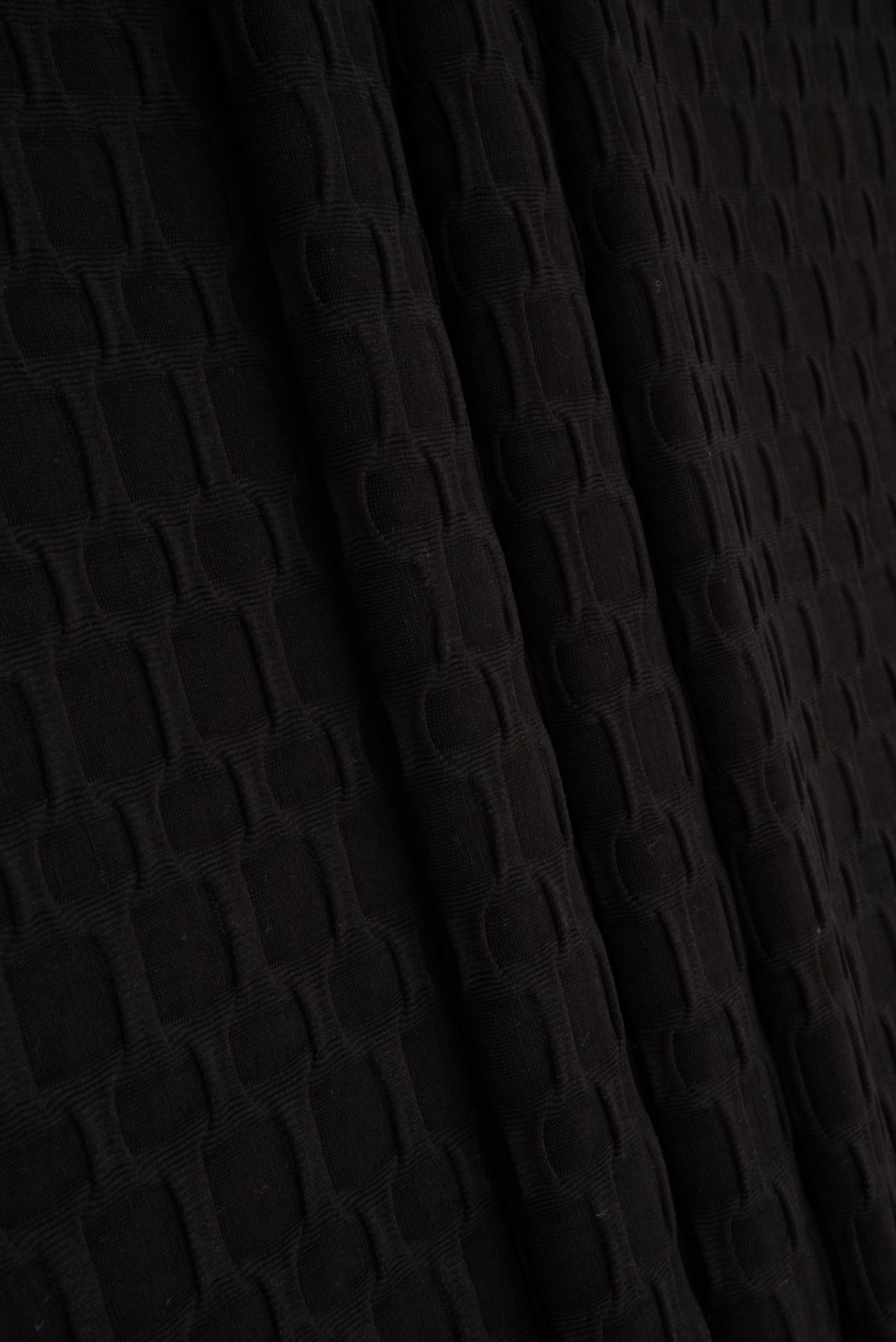 KNT4360 BLACK-R ACTIVEWEAR BIKER SHORTS BODYSUIT BOTTOMS DRESS KNIT LOUNGEWEAR NO-PRINT PANTS POLYESTER SKIRTS SOLID SPANDEX STRETCH TOPS TUNICS