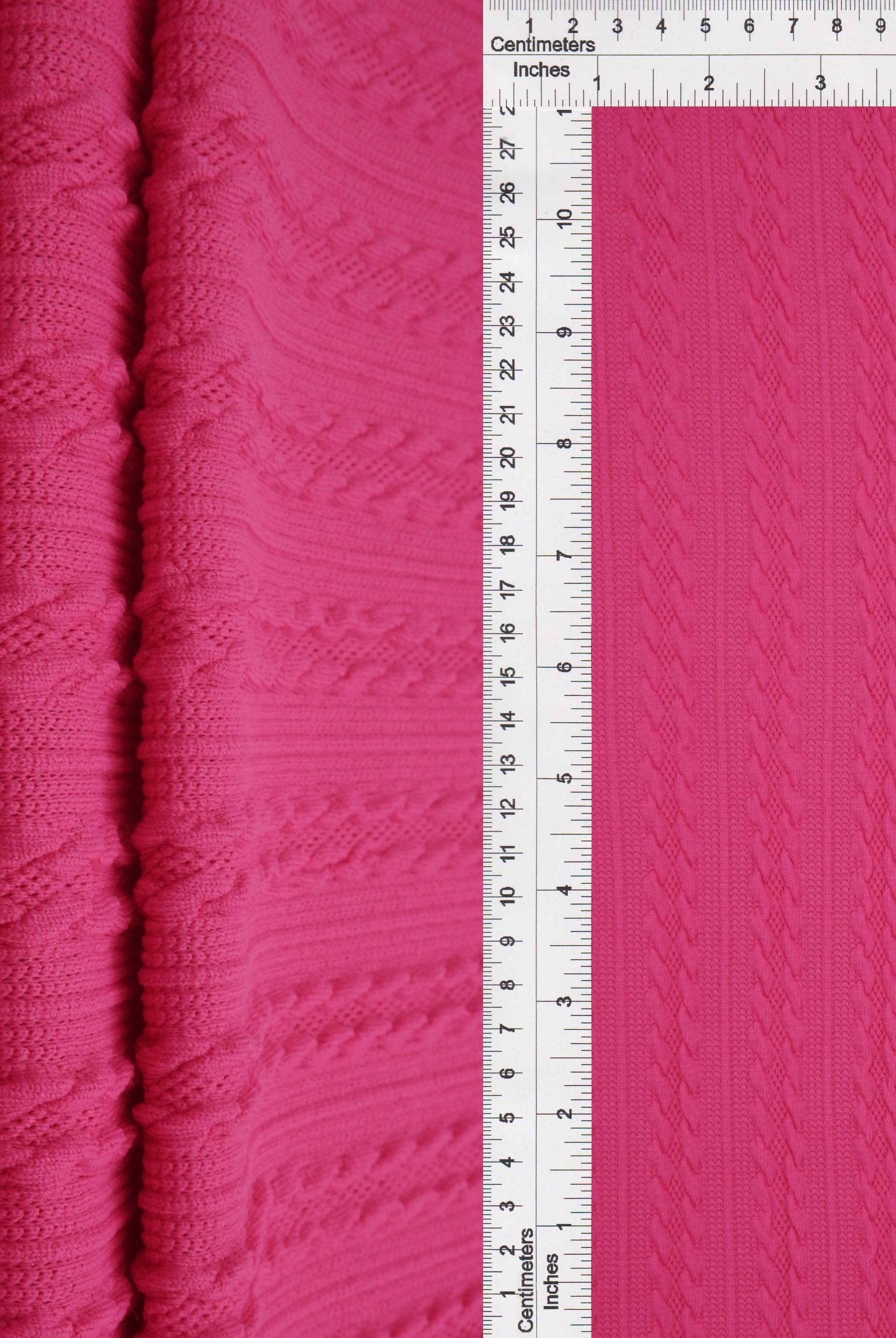 Braid Jacquard Liverpool Knit Fabric JACQ-4476