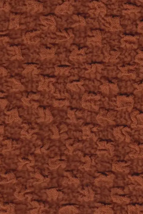 JACQ-4477 RUST BOTTOMS DRESS GEOMETRIC JACQUARD KNIT LIVERPOOL NO-PRINT OUTERWEAR PANTS POLYESTER RUST SKIRTS SOLID SPANDEX STRETCH SWEATER TOPS