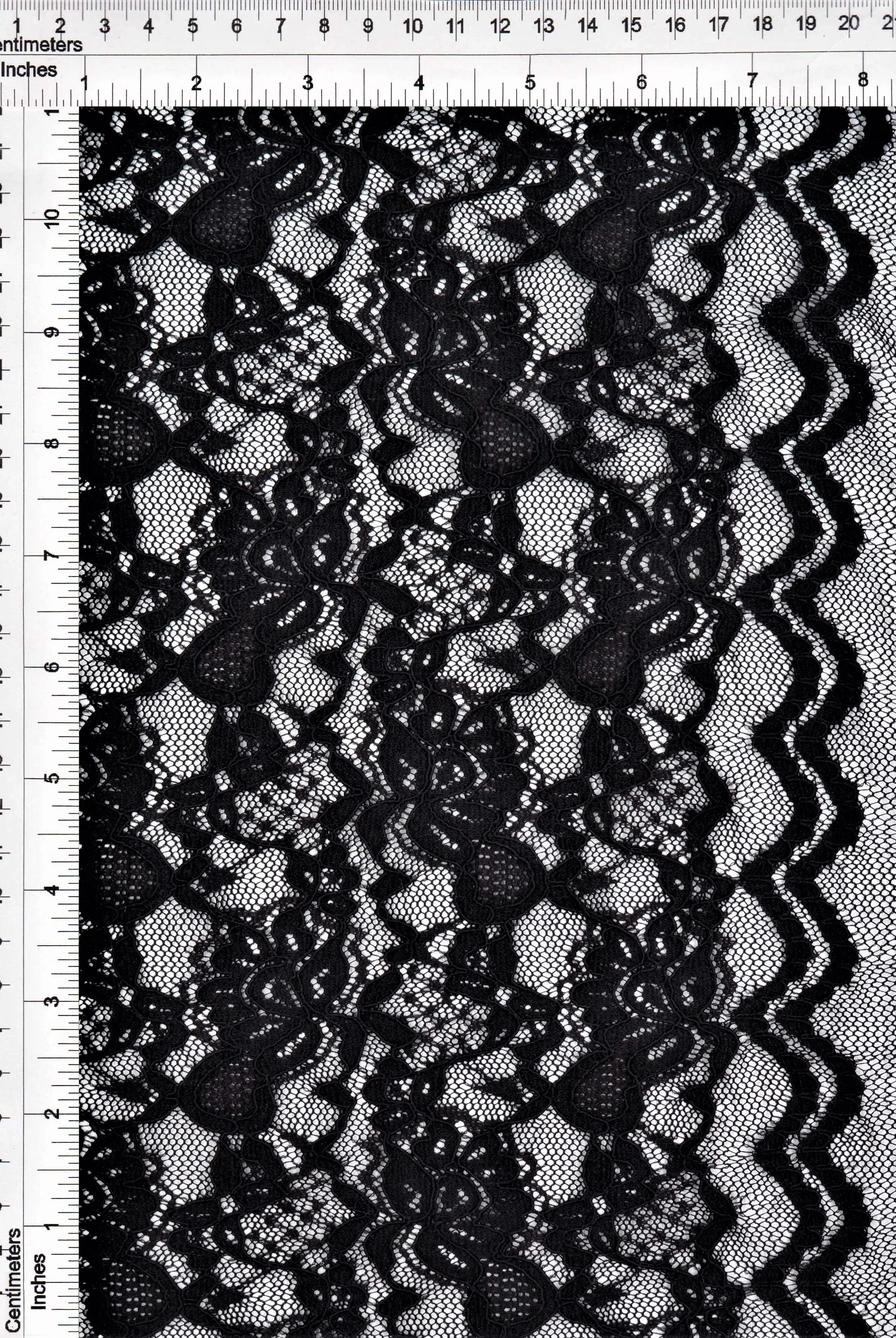 LACE4478 BLACK BLOUSE BODYSUIT BOTTOMS CAMI DRESS FLORAL LACE LOUNGEWEAR POLYESTER SOLID SPANDEX T-SHIRT TOPS TUNICS