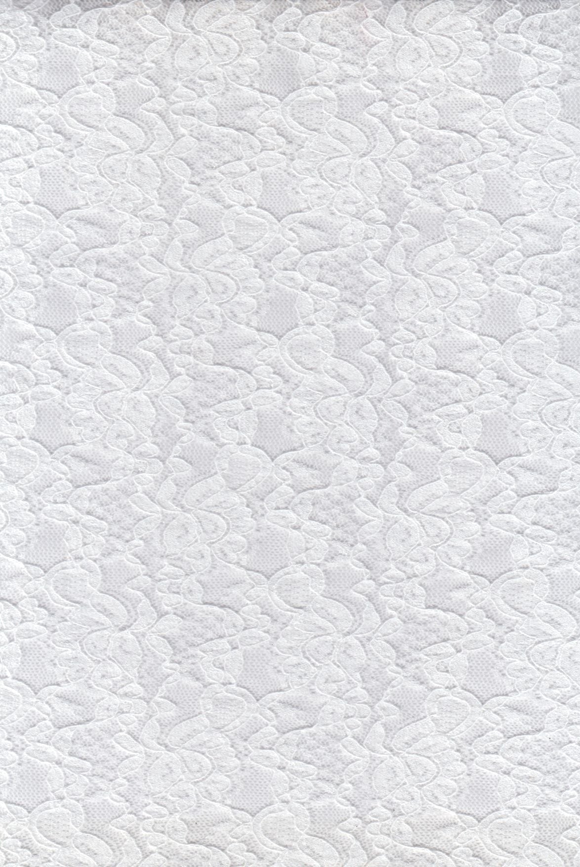 Floral Double Border Lace Fabric - LACE4478