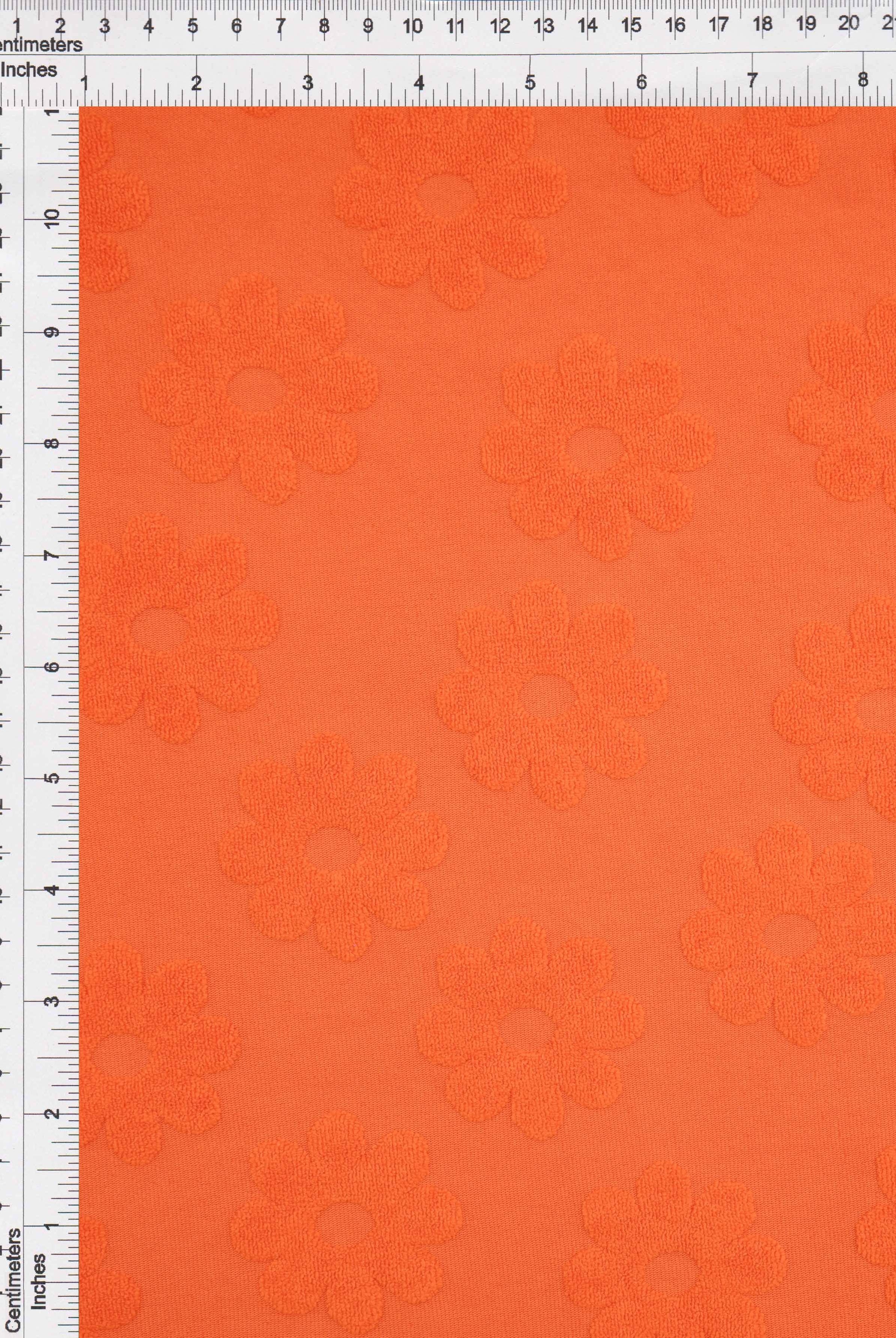 Daisy Floral Jacquard Knit Fabric - JACQ-4480