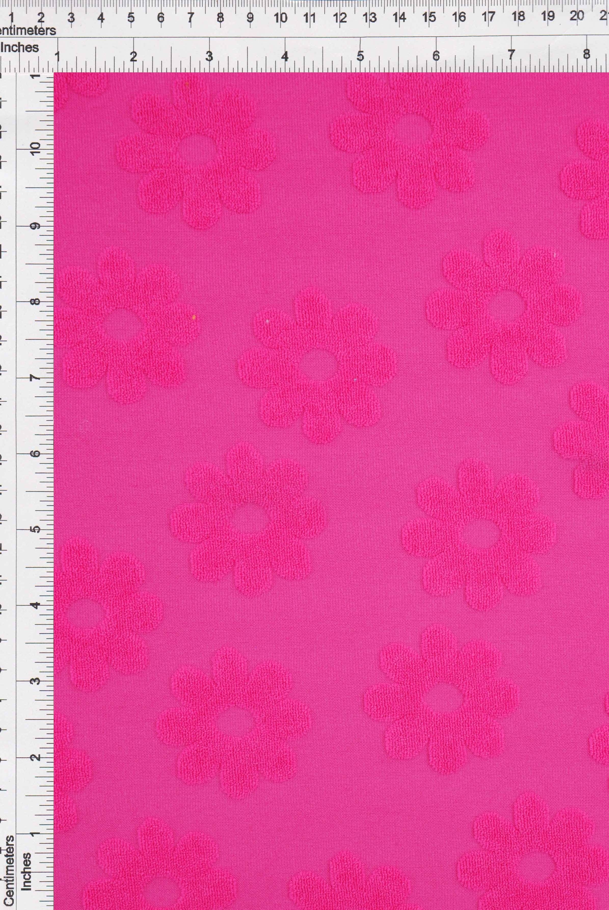 Daisy Floral Jacquard Knit Fabric - JACQ-4480