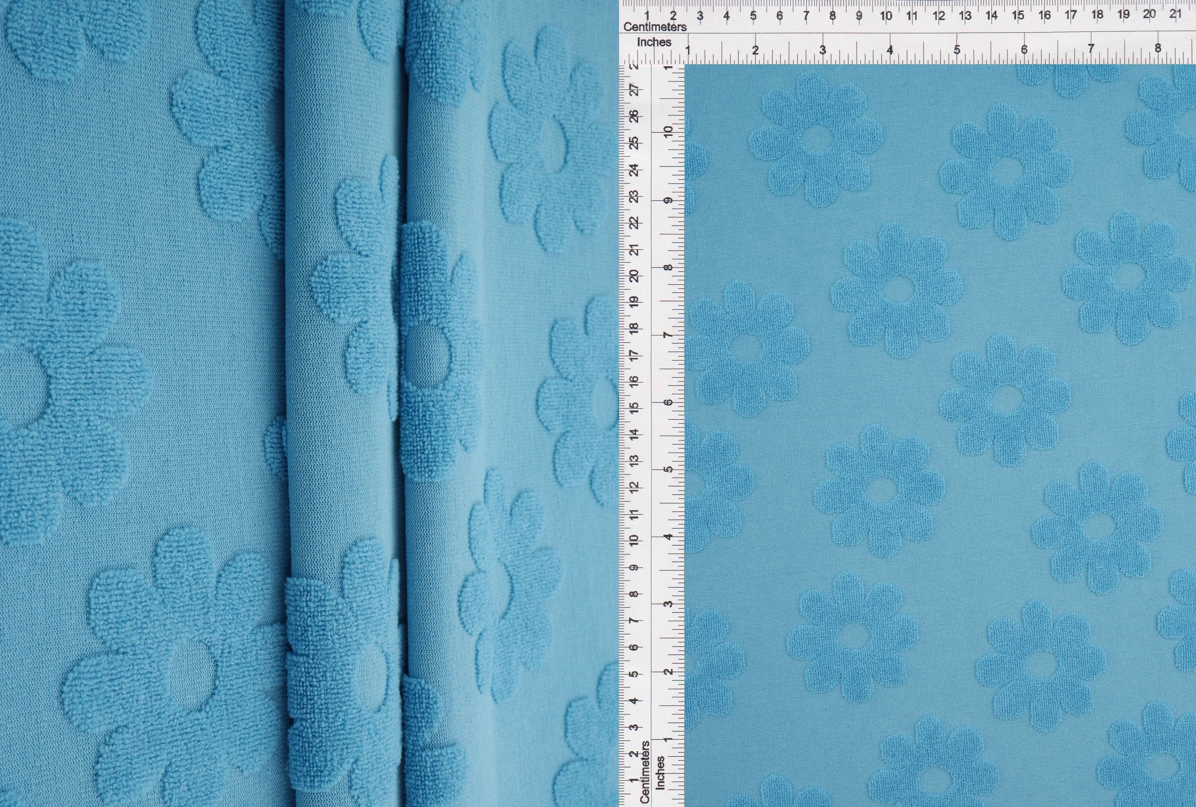 Daisy Floral Jacquard Knit Fabric - JACQ-4480