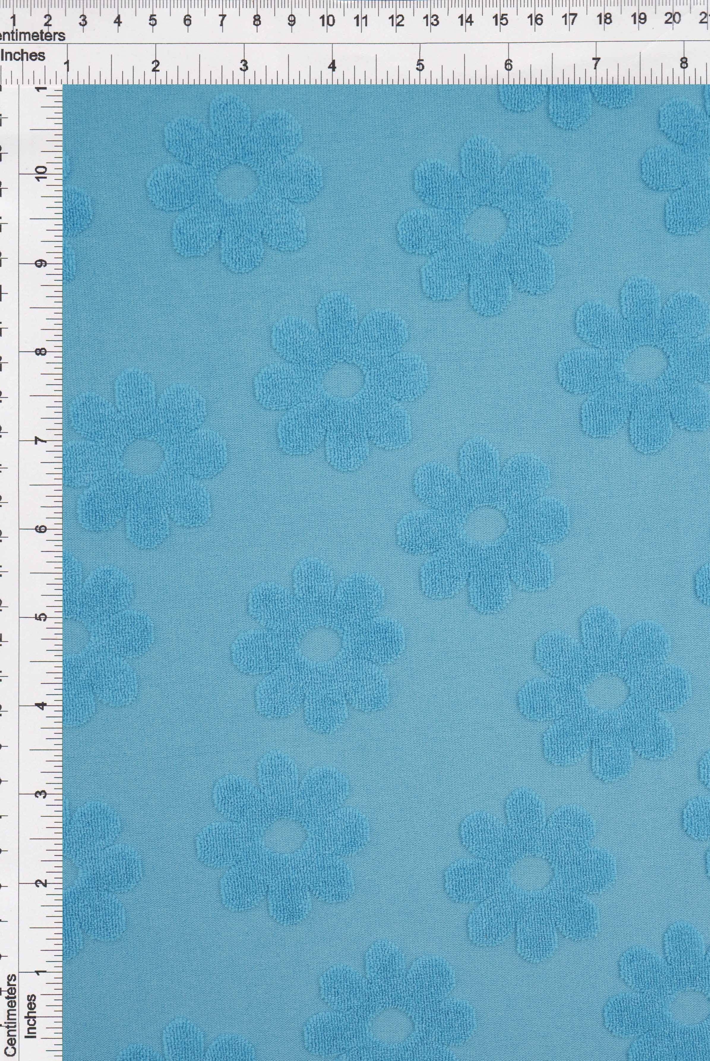 Daisy Floral Jacquard Knit Fabric - JACQ-4480