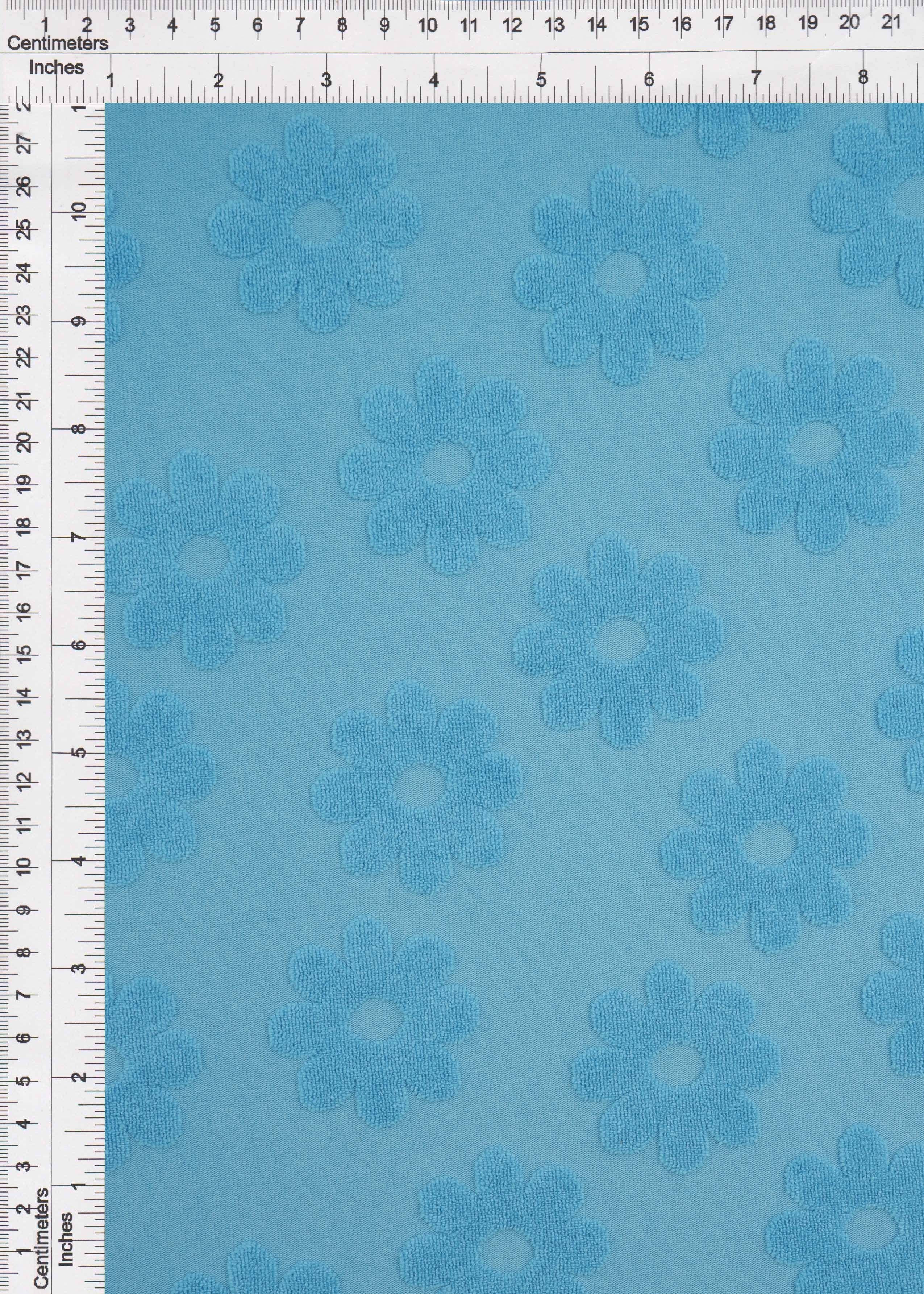 Daisy Floral Jacquard Knit Fabric - JACQ-4480