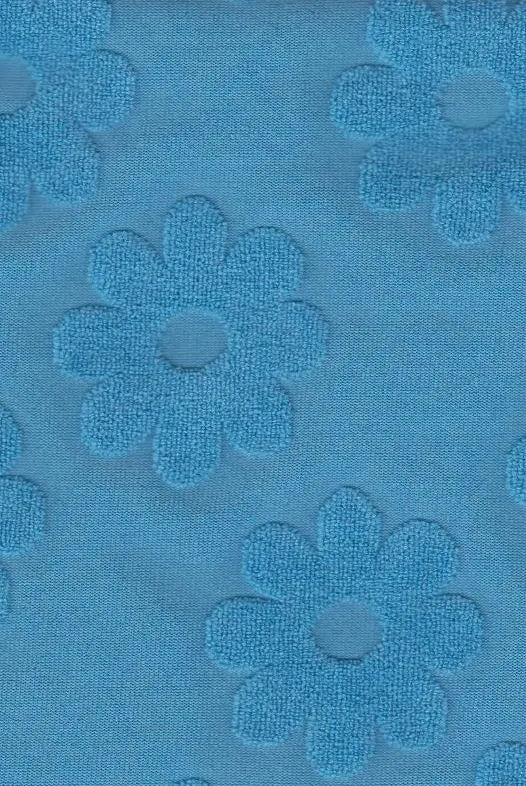 JACQ-4480 AQUA BLUE BLUE BOTTOMS DAISY FLOWER DRESS GEOMETRIC JACQUARD KNIT LIVERPOOL OUTERWEAR PANTS POLYESTER SKIRTS SOLID SPANDEX STRETCH SWEATER TOPS