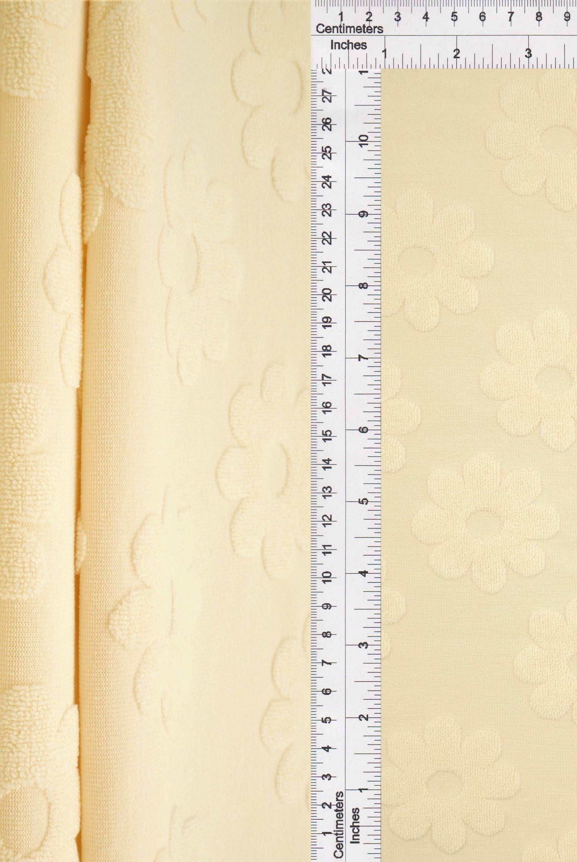 Daisy Floral Jacquard Knit Fabric - JACQ-4480