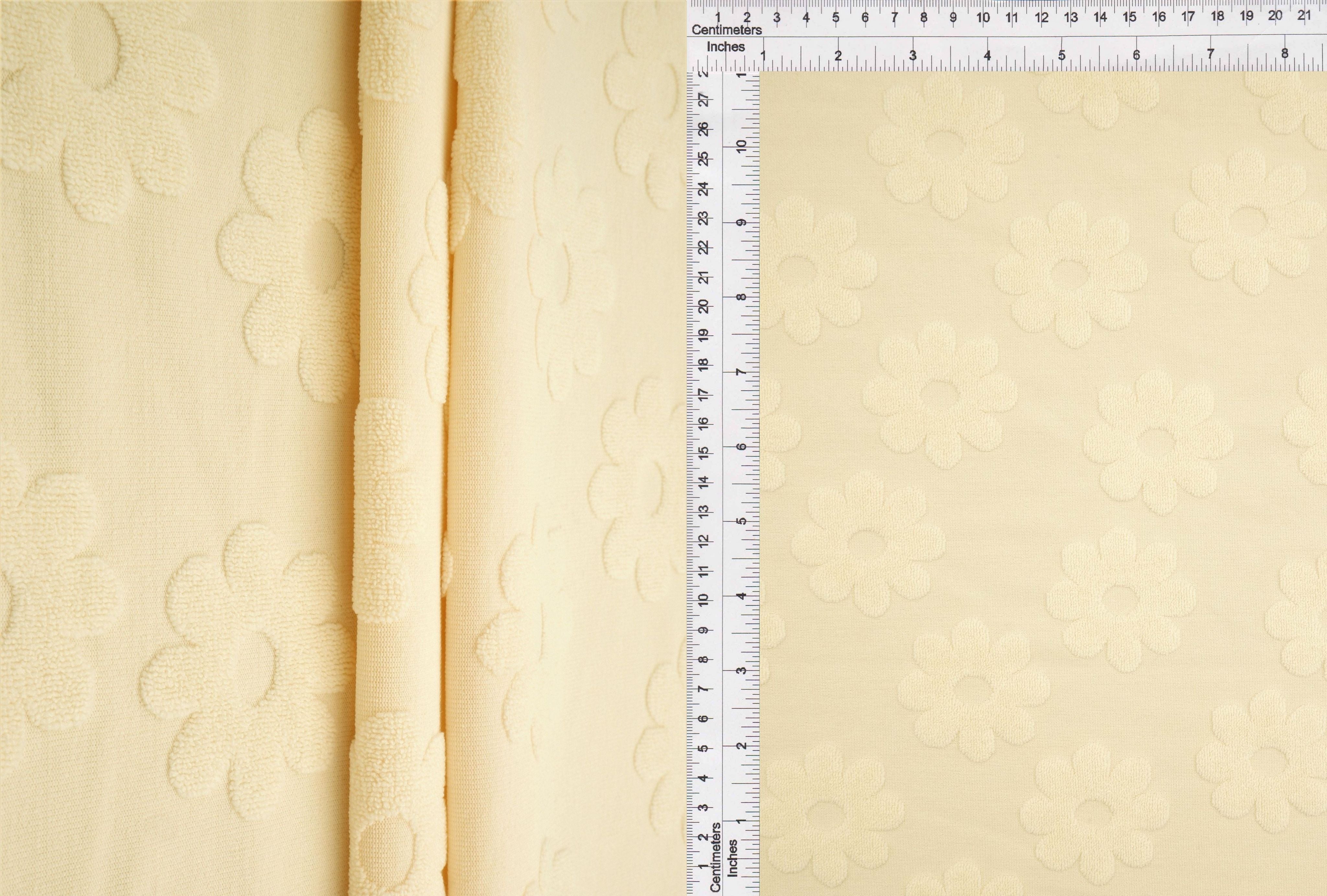 Daisy Floral Jacquard Knit Fabric - JACQ-4480