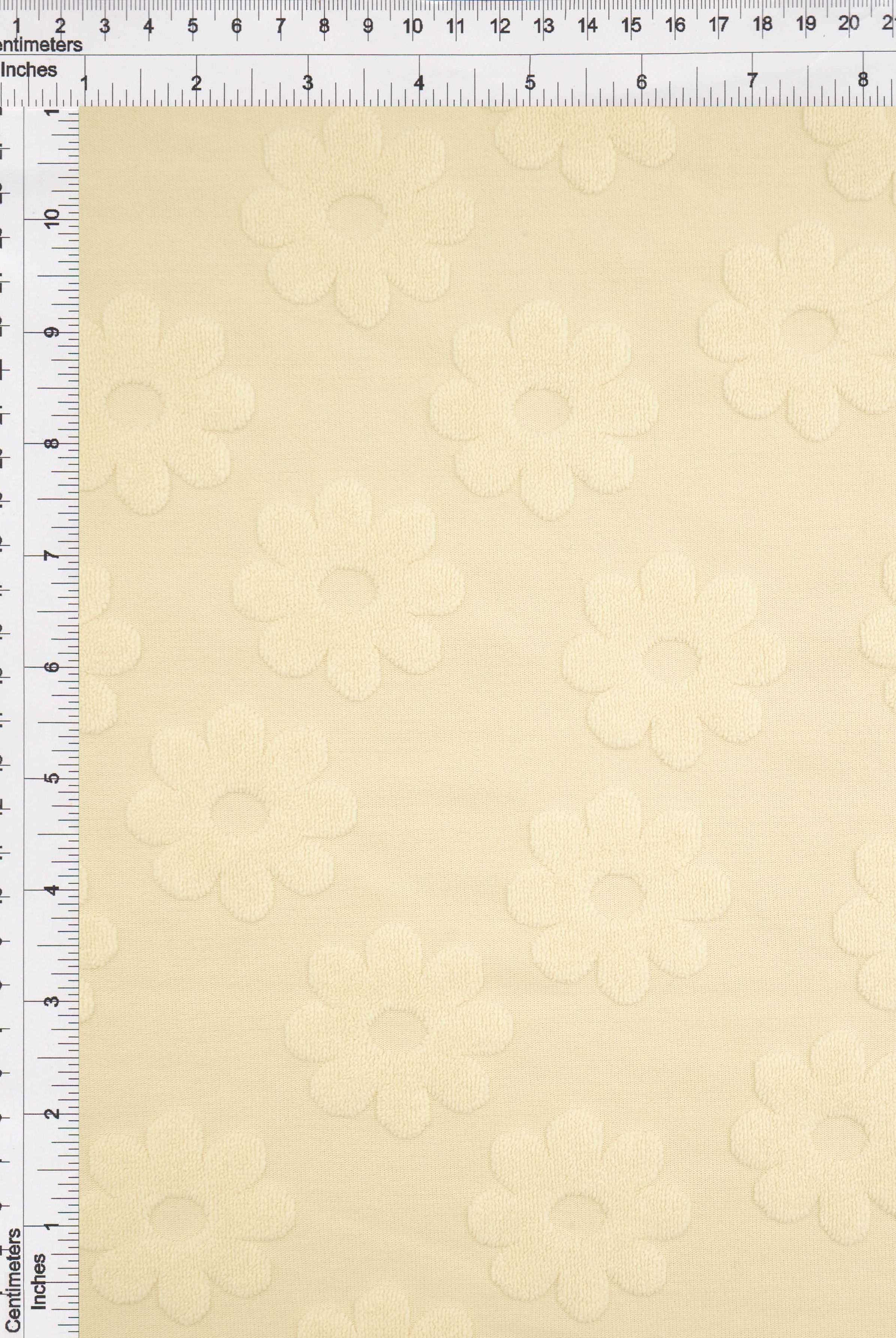 Daisy Floral Jacquard Knit Fabric - JACQ-4480