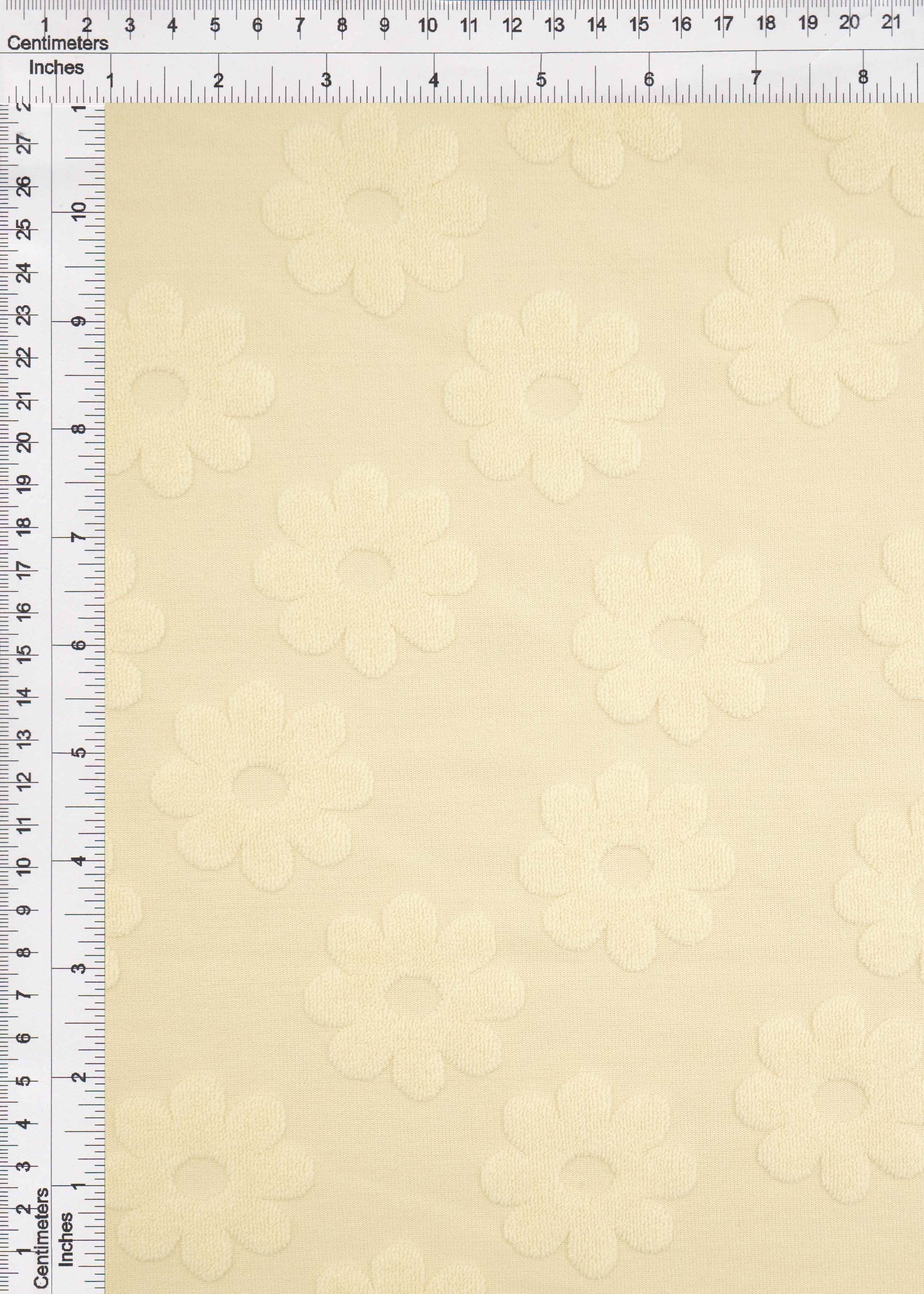 Daisy Floral Jacquard Knit Fabric - JACQ-4480