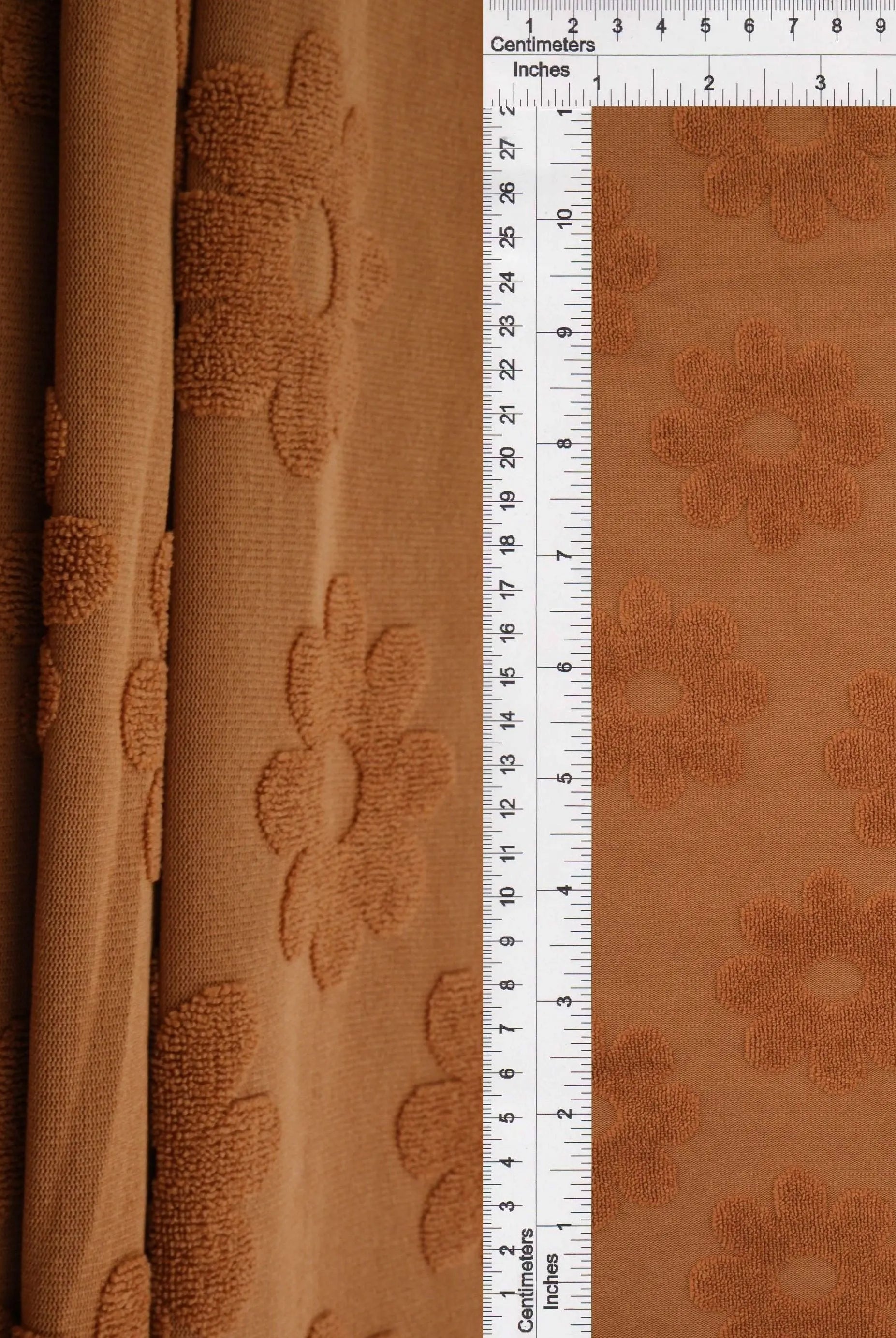 JACQ-4480 CARAMEL BOTTOMS BROWN DAISY FLOWER DRESS GEOMETRIC JACQUARD KNIT LIVERPOOL OUTERWEAR PANTS POLYESTER SKIRTS SOLID SPANDEX STRETCH SWEATER TOPS