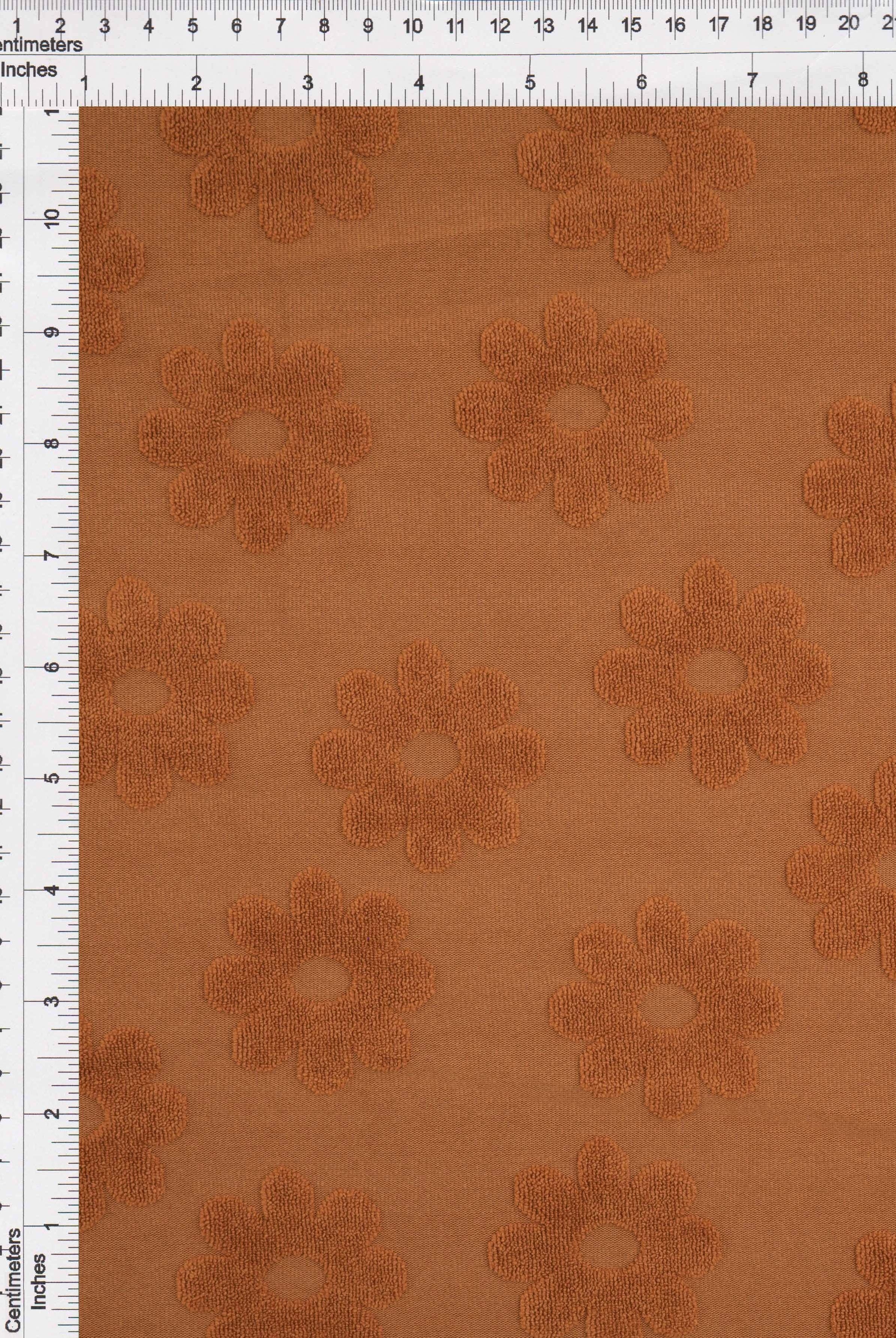 Daisy Floral Jacquard Knit Fabric - JACQ-4480