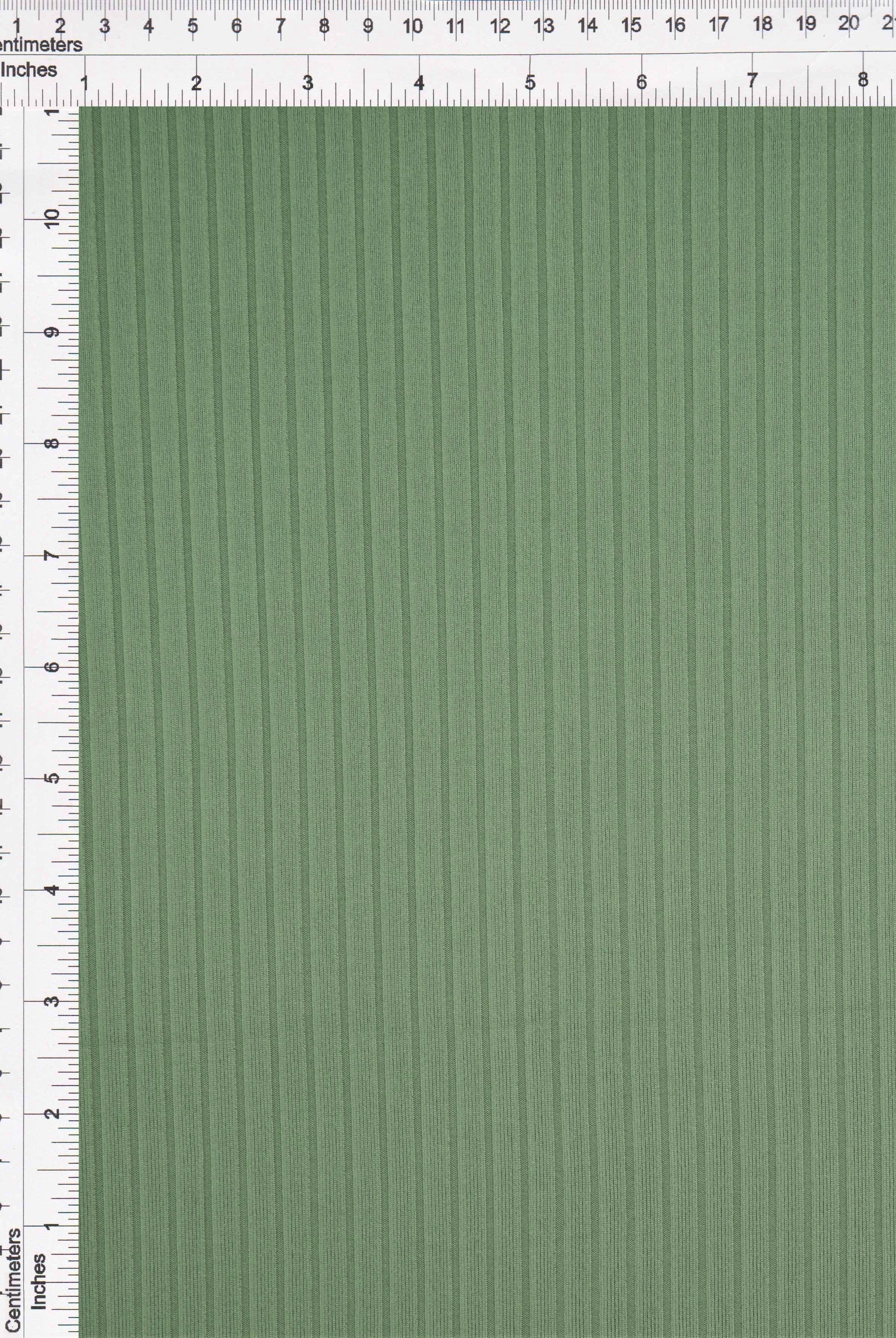 Rib Solid Stretch Knit Fabric - KNT4135