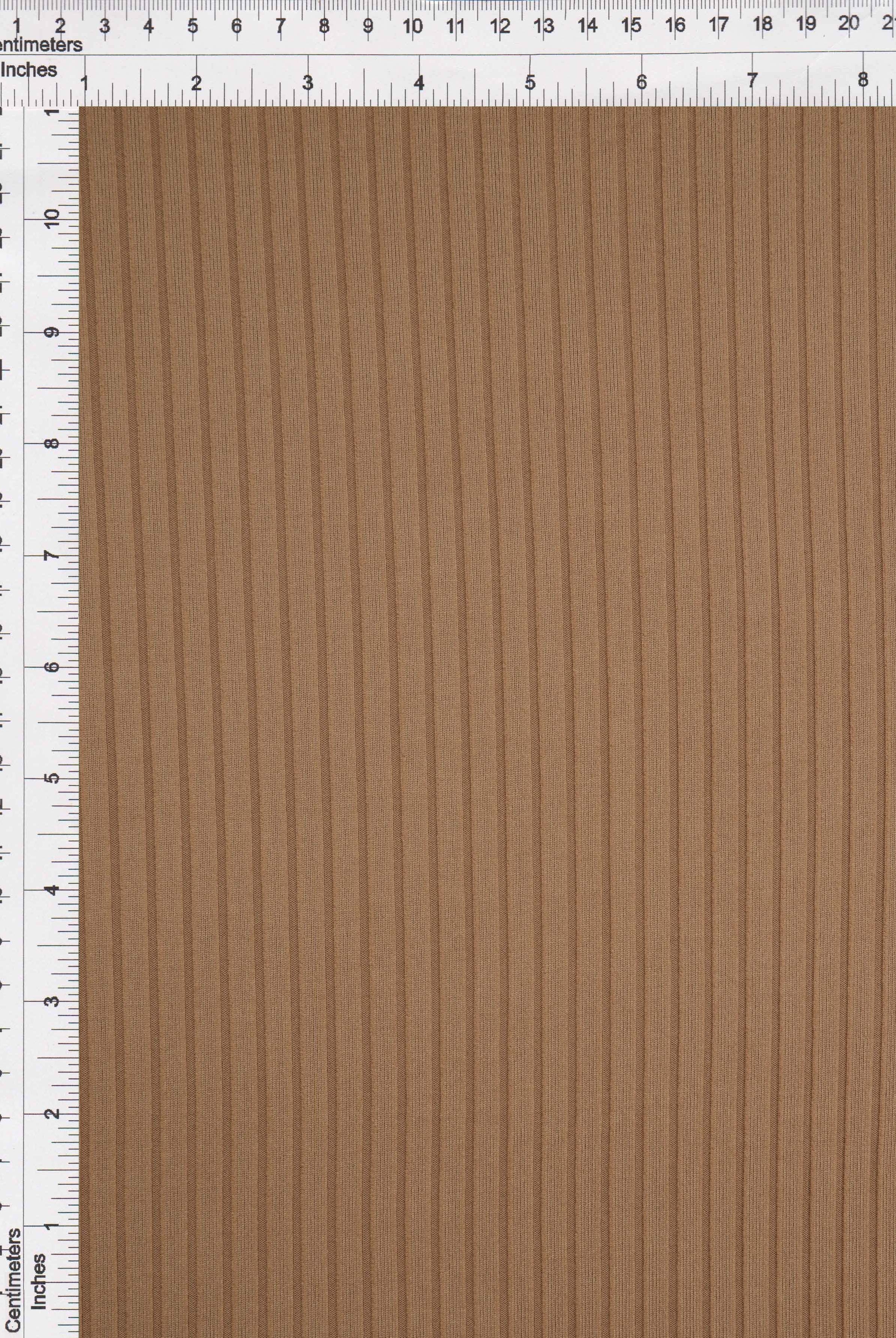 Rib Solid Stretch Knit Fabric - KNT4135