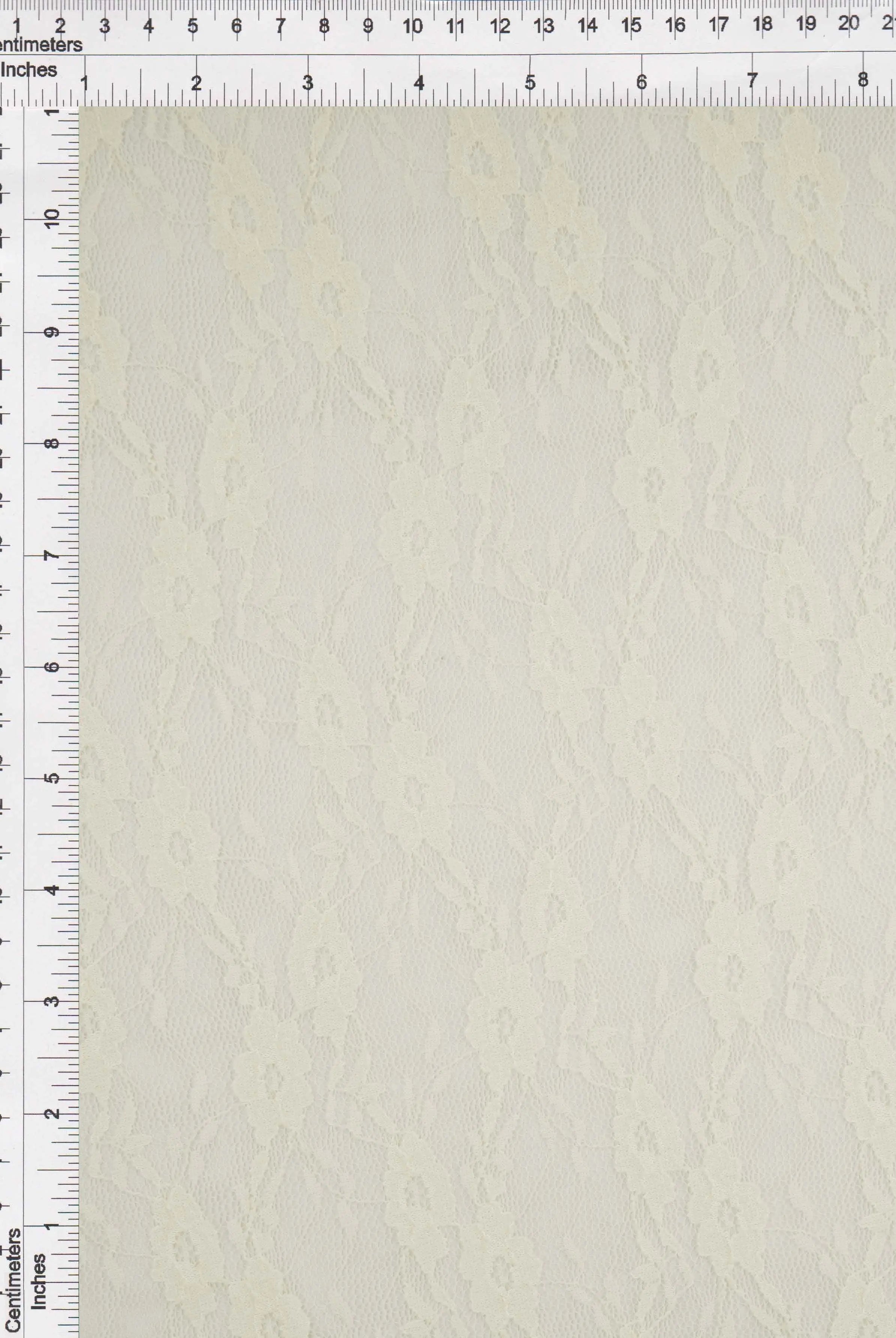 LACE-4481 IVORY BLACK BLOUSE BODYSUIT DRESS FLORAL LACE LOUNGEWEAR NO-PRINT NYLON SOLID SPANDEX T-SHIRT TOPS TUNICS WHITE