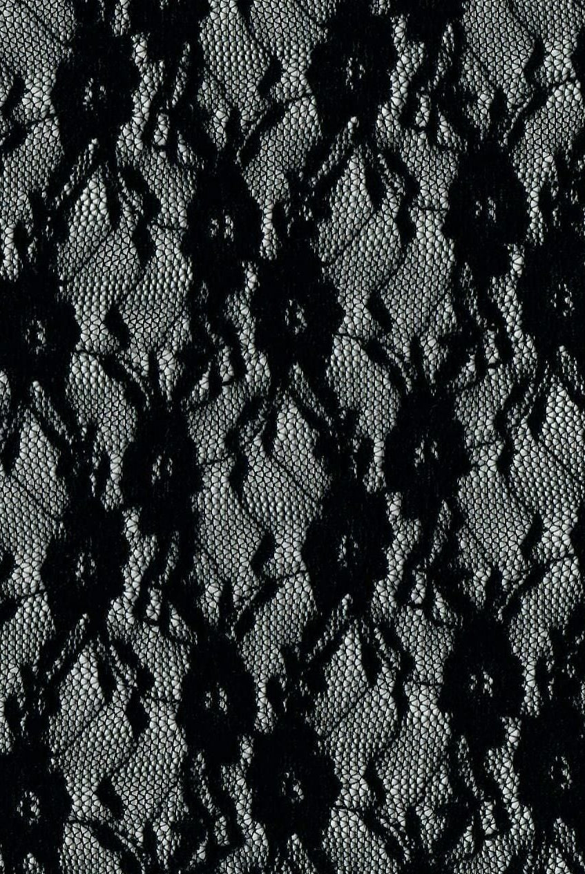 Floral Stretch Lace Fabric - LACE-4481