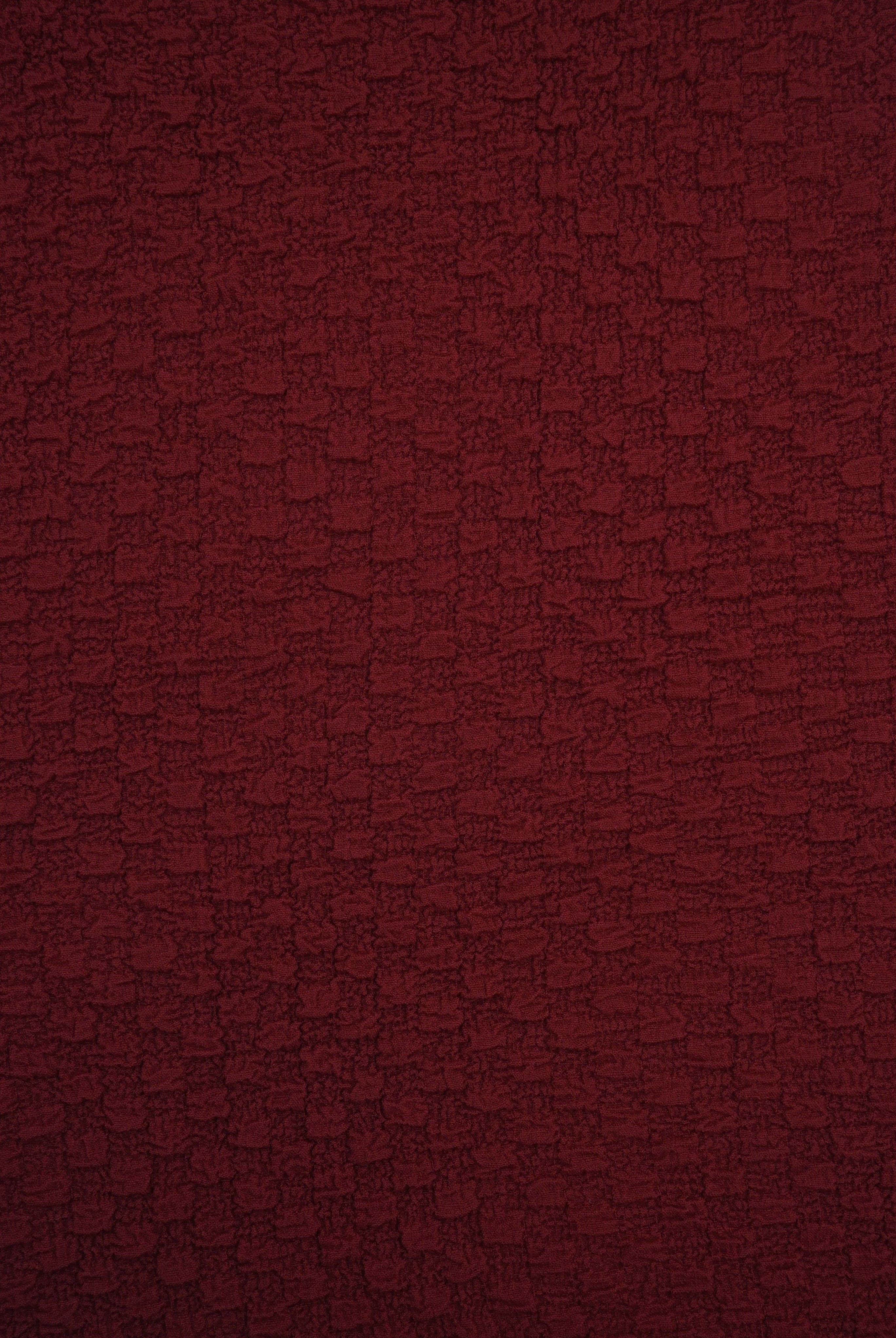 JACQ-4477 RED SPICE BOTTOMS DRESS GEOMETRIC JACQUARD KNIT LIVERPOOL NO-PRINT OUTERWEAR PANTS SKIRTS SOLID STRETCH SWEATER TOPS