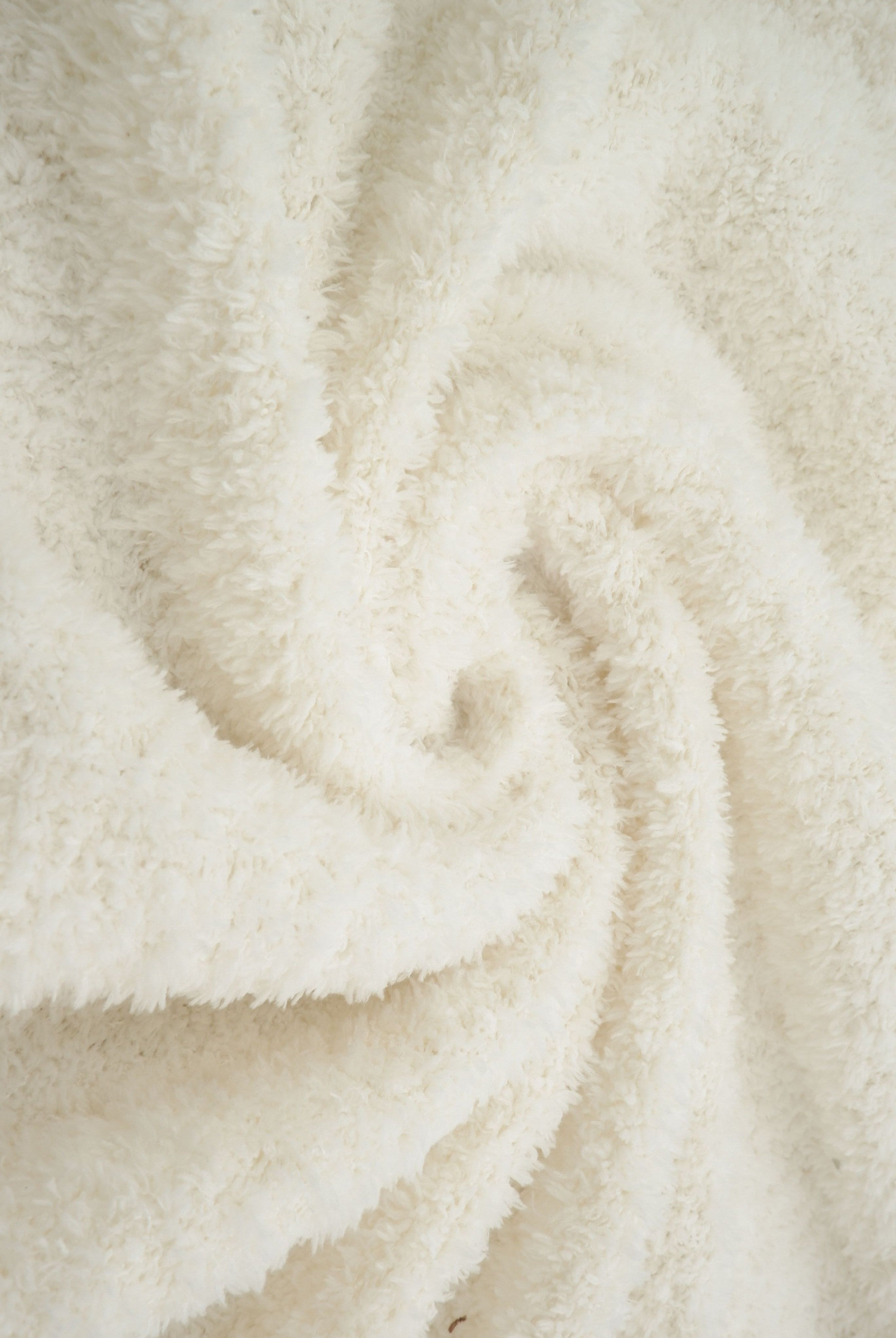 KNT4487 CREAM ACTIVEWEAR BOTTOMS CREAM KNIT LOUNGEWEAR NO-PRINT OUTERWEAR POLYESTER SOLID SPANDEX STRETCH SWEATER