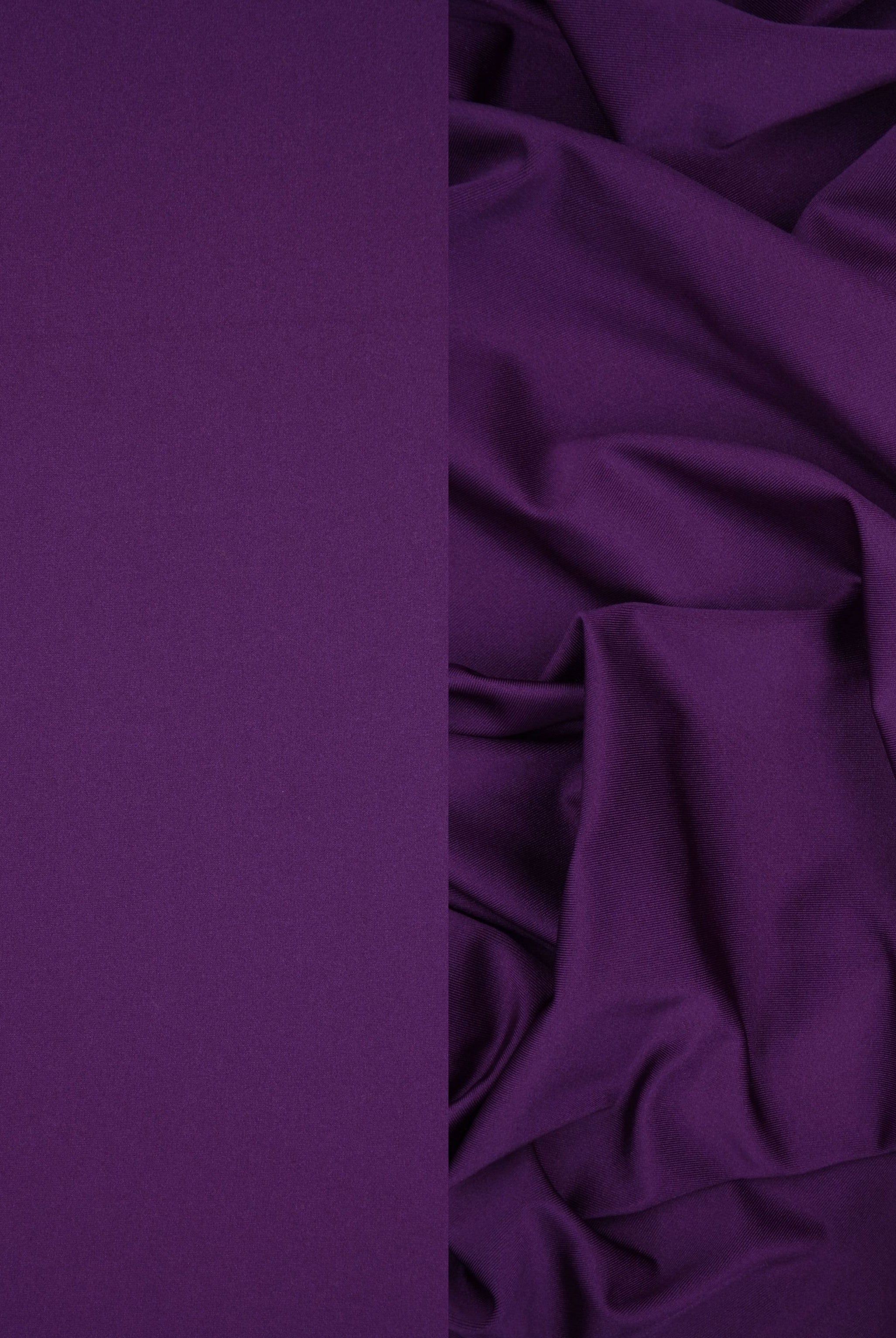 KNT4230 PURPLE ACTIVEWEAR BIKER SHORTS BODYSUIT BOTTOMS CAMI DRESS JERSEY KNIT LOUNGEWEAR NO-PRINT PANTS POLYESTER SHINY SKIRTS SOLID SPANDEX STRETCH SUBLIMATION TOPS TUNICS YOGA