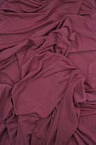 KNT1911 MALAGA ACTIVEWEAR BIKER SHORTS BLOUSE BODYSUIT BOTTOMS CAMI DRESS KNIT LOUNGEWEAR MAGENTA NO-PRINT OUTERWEAR POLYESTER SOLID SPANDEX STRETCH T-SHIRT TOPS TUNICS VENECIA WINE