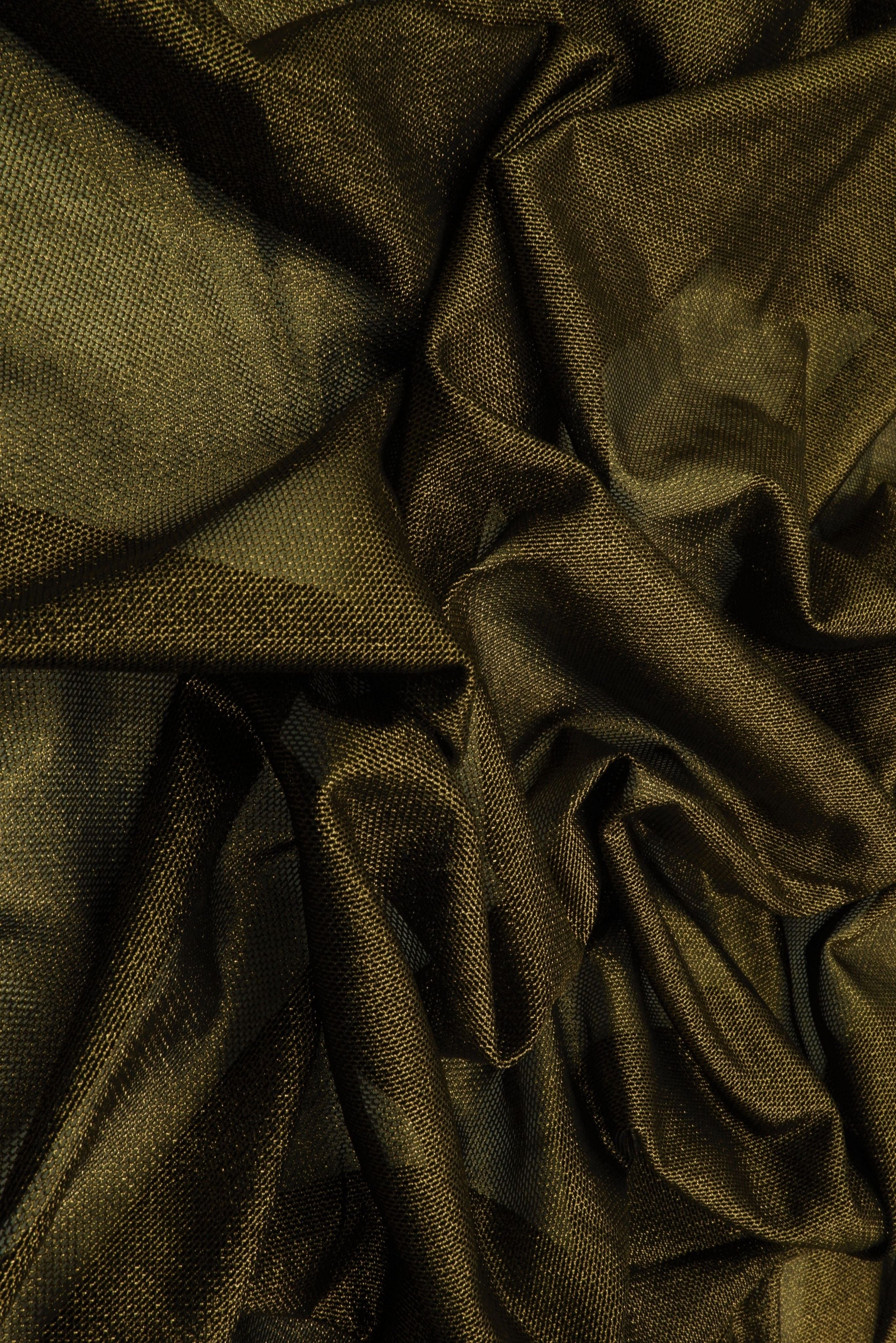 Foil Mesh Stretch Fabric Polyester Spandex - MESH-FOIL