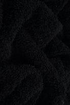 KNT4487 BLACK ACTIVEWEAR BLACK BOTTOMS KNIT LOUNGEWEAR NO-PRINT OUTERWEAR POLYESTER SOLID SPANDEX STRETCH SWEATER