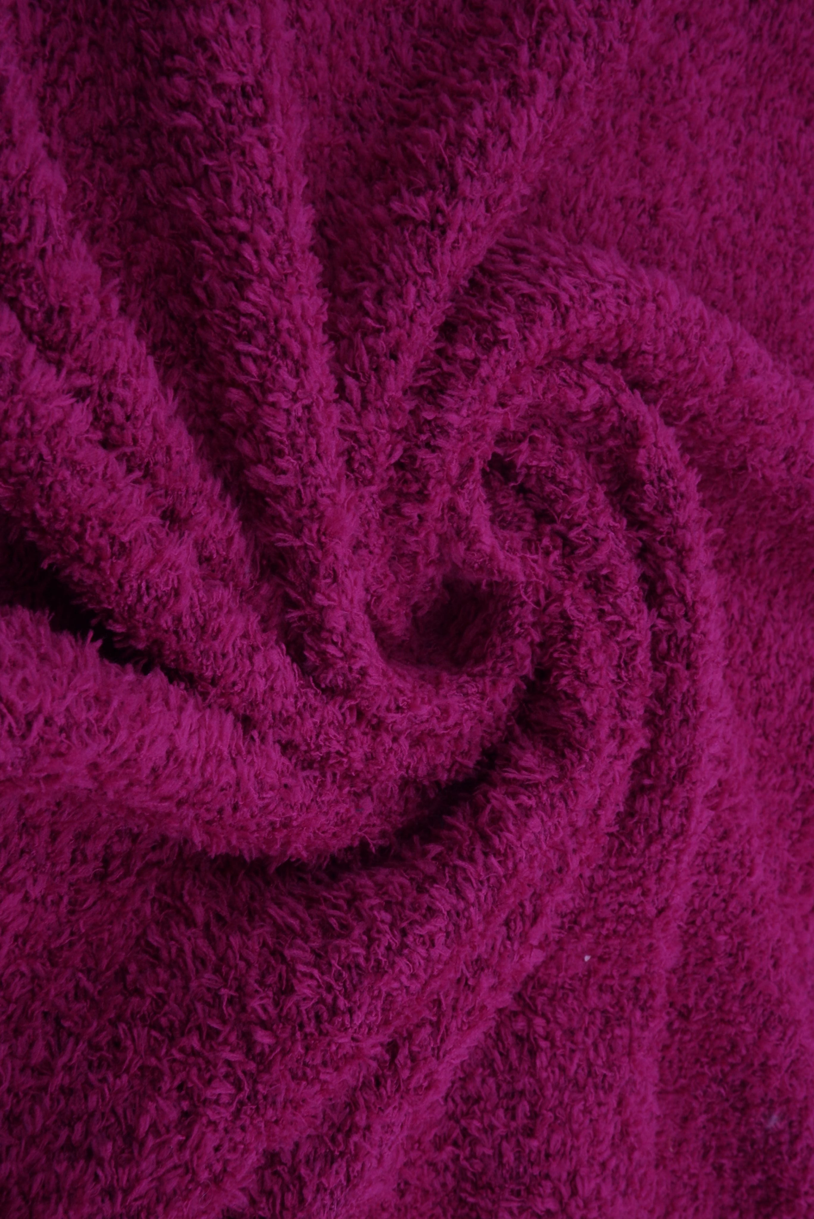 KNT4487 MAGENTA ACTIVEWEAR BOTTOMS KNIT LOUNGEWEAR MAGENTA NO-PRINT OUTERWEAR POLYESTER SOLID SPANDEX STRETCH SWEATER