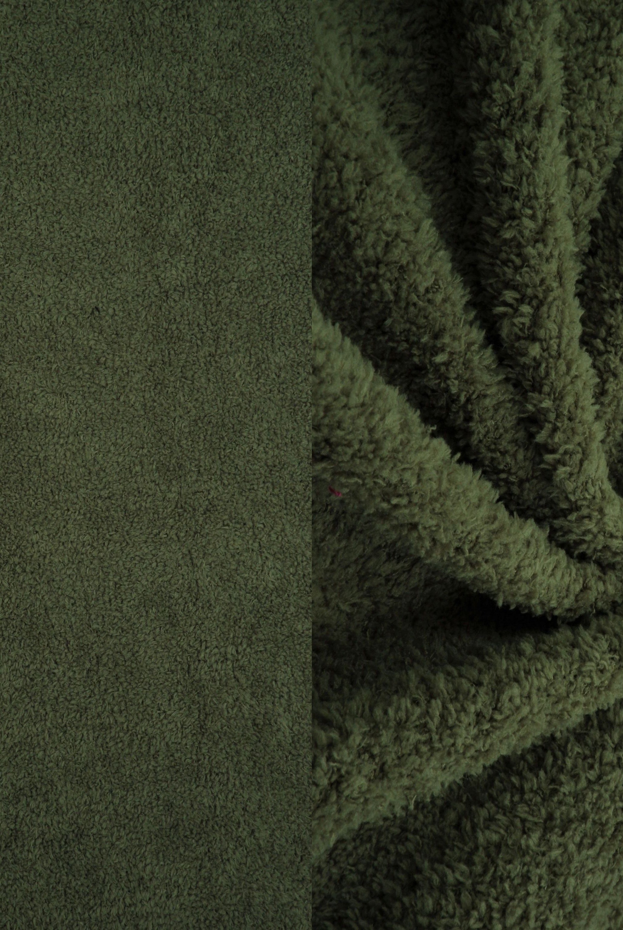 KNT4487 OLIVE VINTAGE ACTIVEWEAR BOTTOMS GREEN KNIT LOUNGEWEAR NO-PRINT OUTERWEAR POLYESTER SOLID SPANDEX STRETCH SWEATER