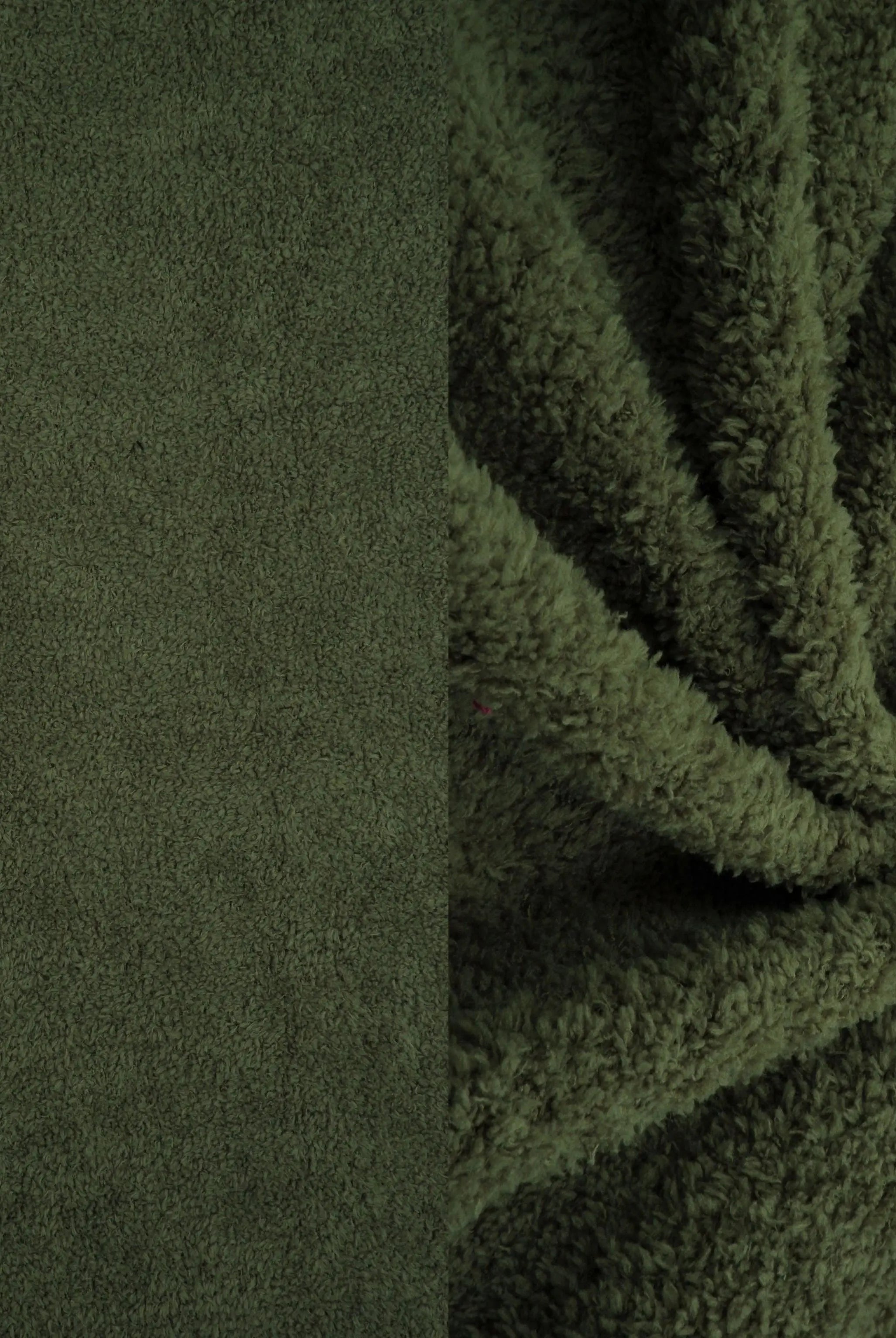 KNT4487 OLIVE VINTAGE ACTIVEWEAR BOTTOMS GREEN KNIT LOUNGEWEAR NO-PRINT OUTERWEAR POLYESTER SOLID SPANDEX STRETCH SWEATER