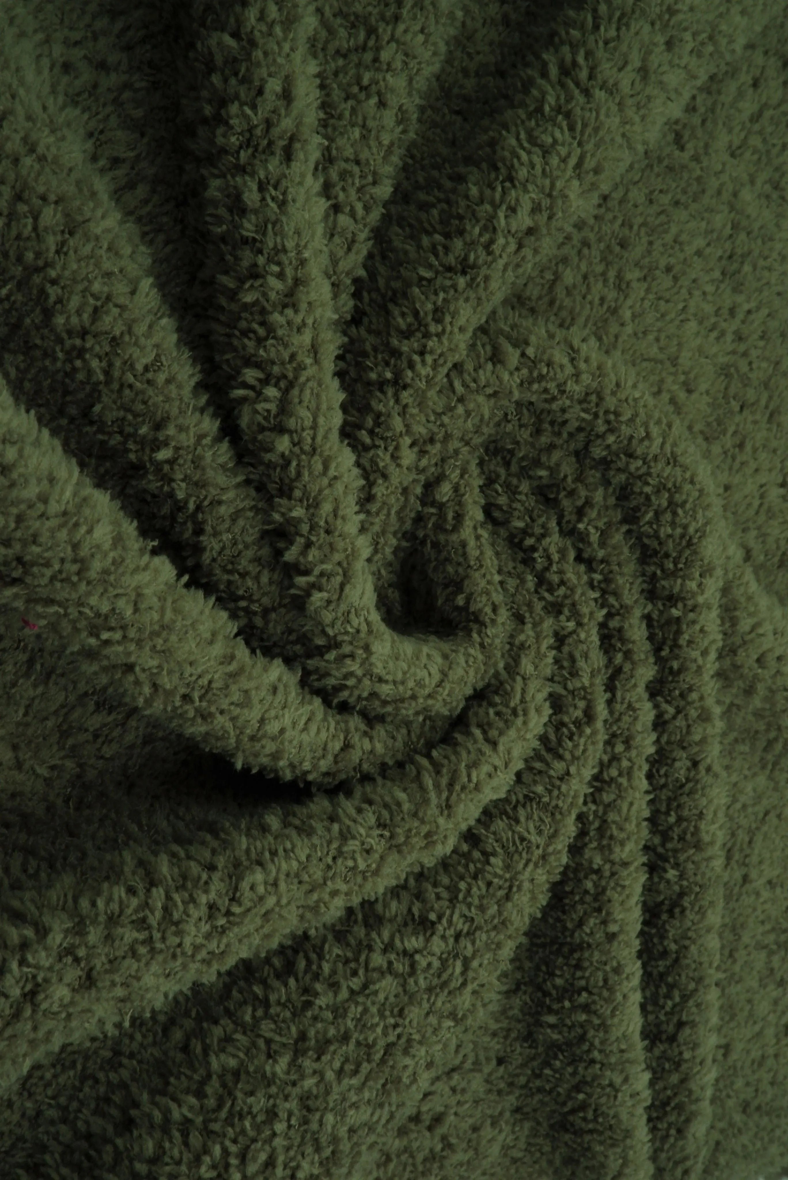 KNT4487 OLIVE VINTAGE ACTIVEWEAR BOTTOMS GREEN KNIT LOUNGEWEAR NO-PRINT OUTERWEAR POLYESTER SOLID SPANDEX STRETCH SWEATER